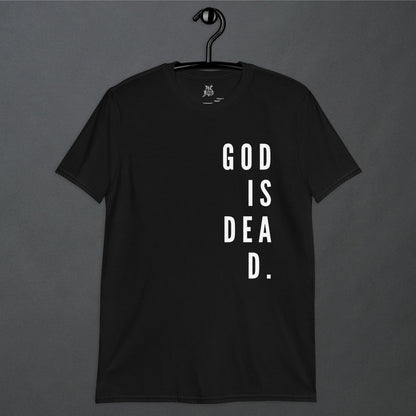 God is Dead Goth Minimalist Unisex T - Shirt - Pale Blood Store