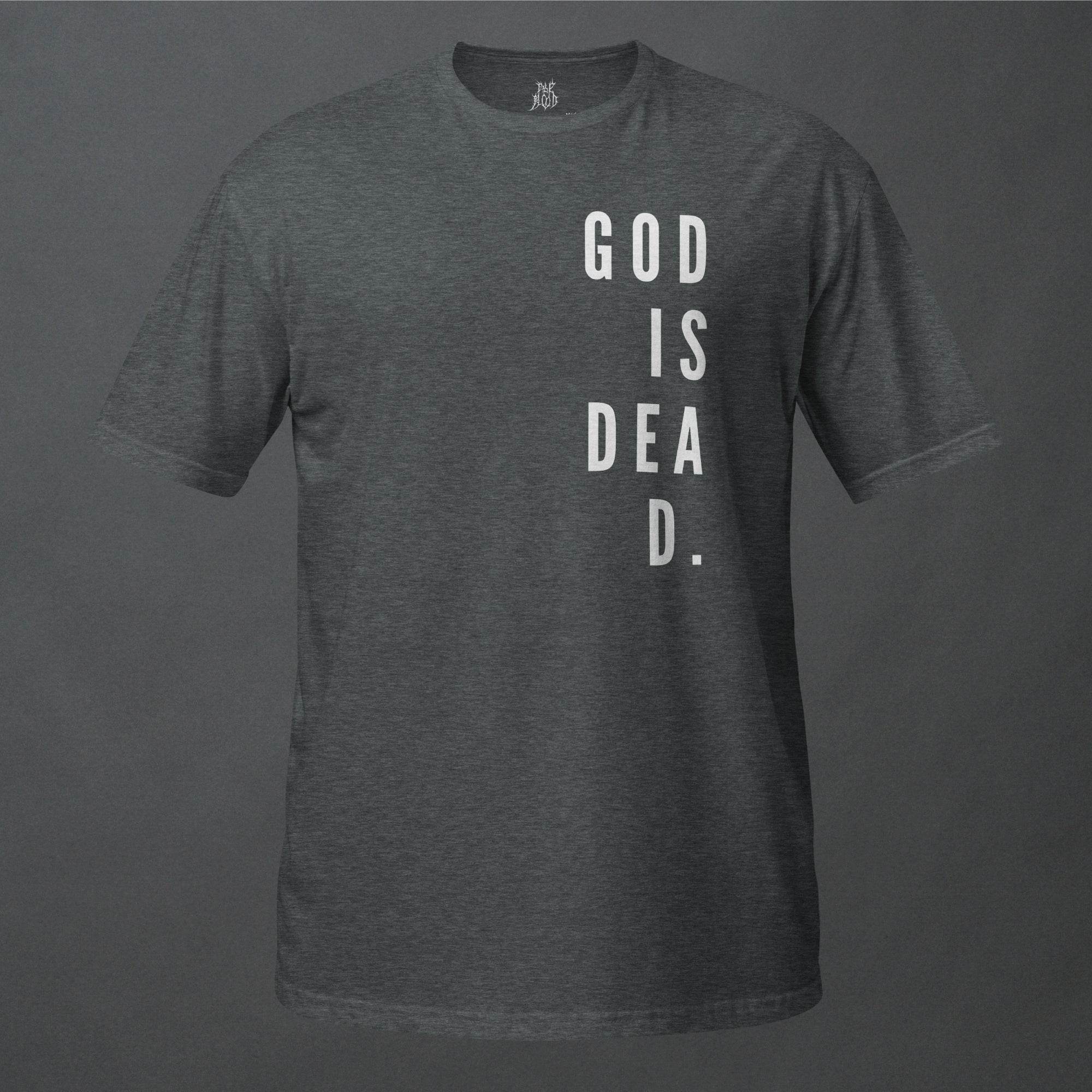 God is Dead Goth Minimalist Unisex T-Shirt - Pale Blood Store