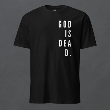 God is Dead Goth Minimalist Unisex T-Shirt - Pale Blood Store