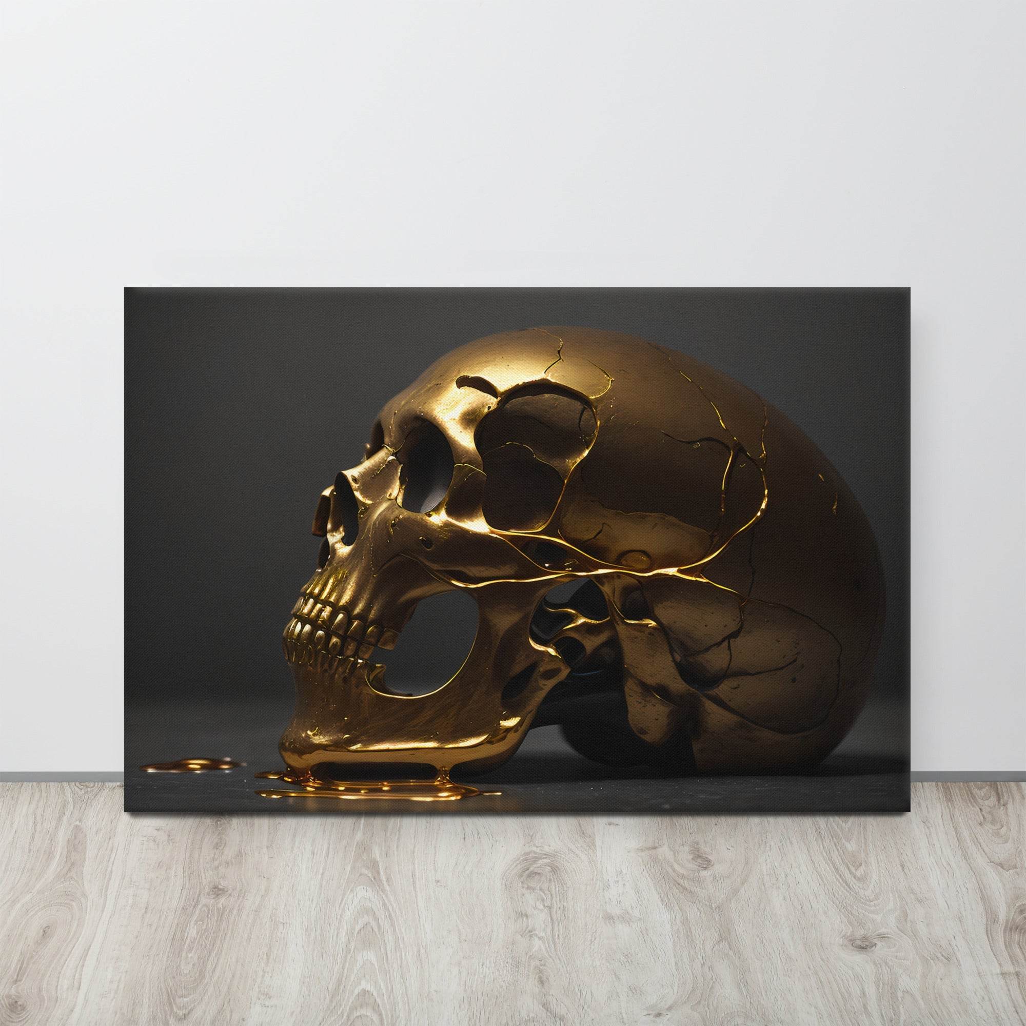 Golden Death Neo Goth Thin Canvas - Pale Blood Store