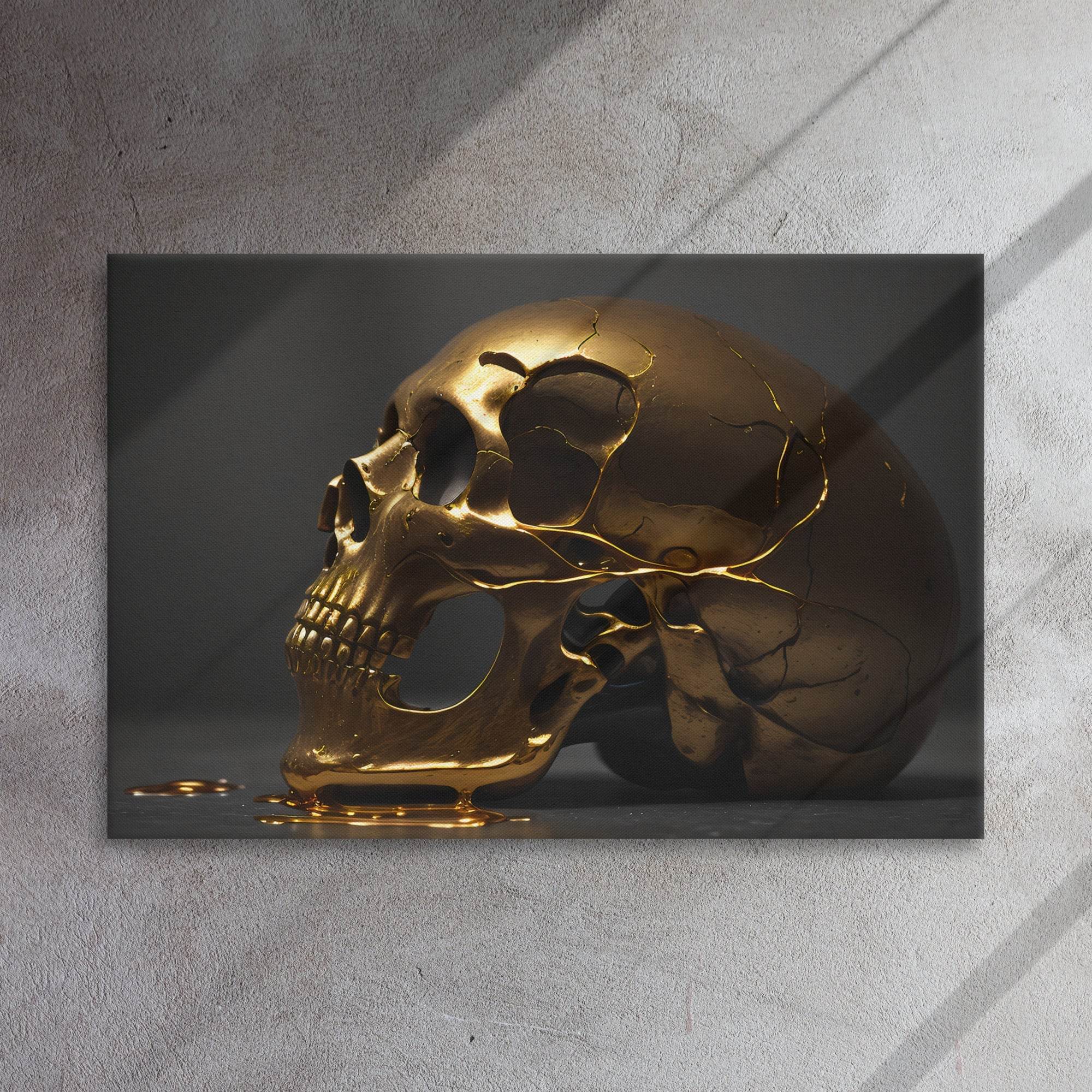 Golden Death Neo Goth Thin Canvas - Pale Blood Store