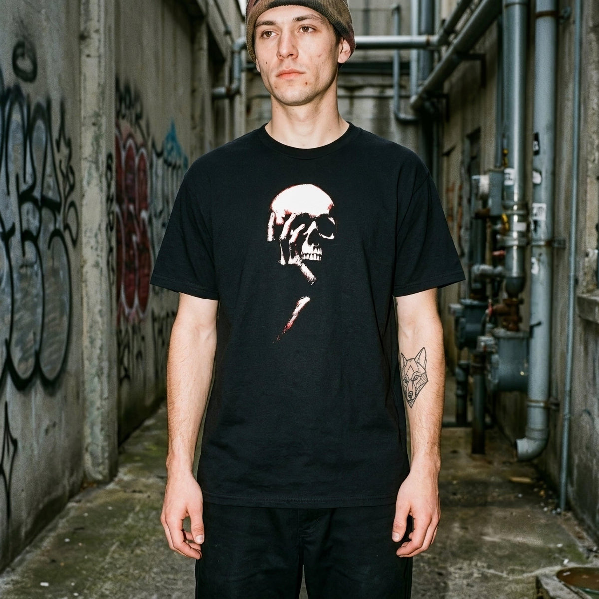 Handball Unisex T-Shirt - ["alternative fashion","dark aesthetic","Gothic clothing","horror T-shirt design","men","skeleton graphic tee.","skull art","t shirt","tee","unisex","women"] | Pale Blood Store