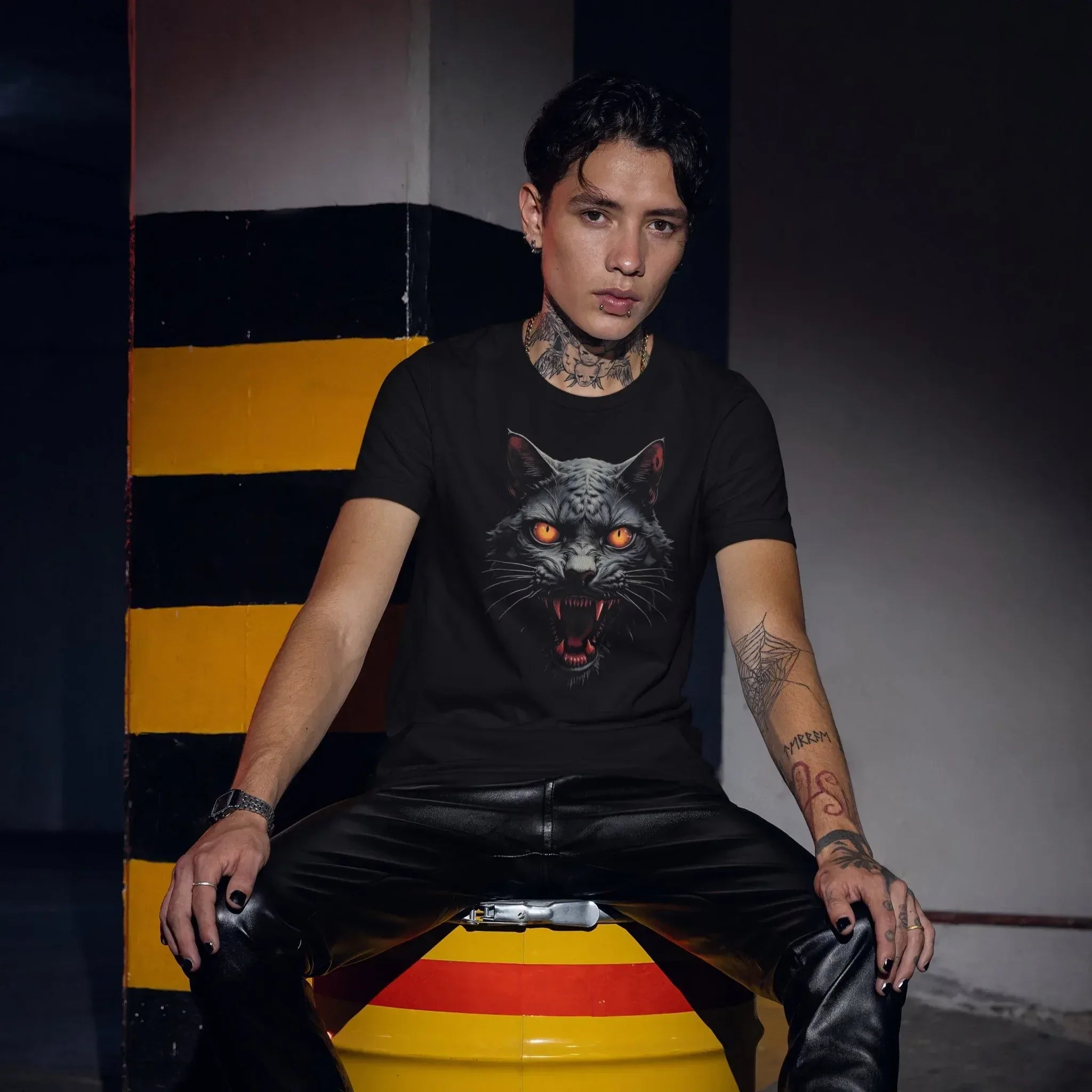 Hellcat Vintage Style T-Shirt - Pale Blood Store