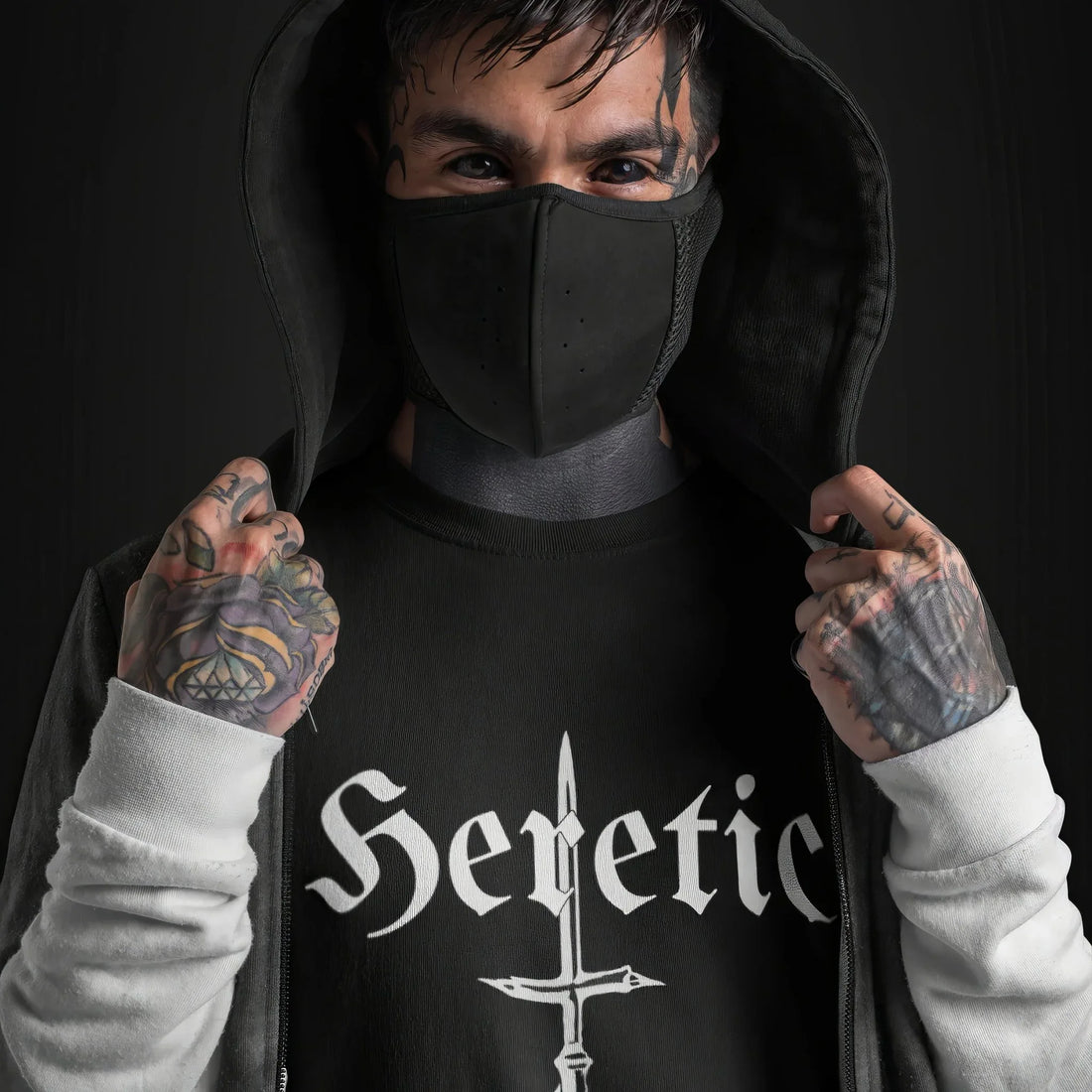 Heretic Black Metal Style Unisex T-Shirt - Pale Blood Store