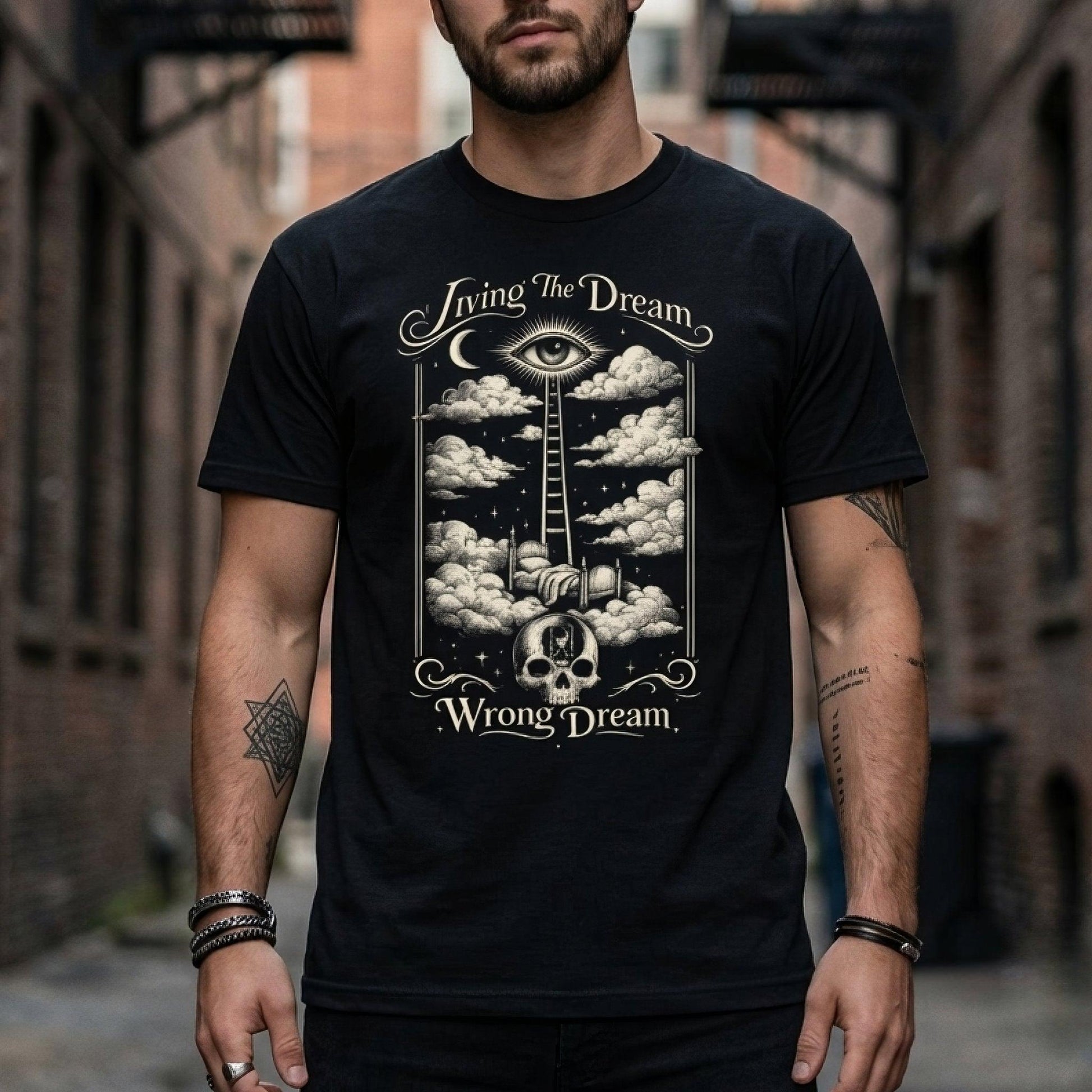 Living the Dream Unisex T-Shirt - ["apparel","dark humor","t shirt","tee","unisex"] | Pale Blood Store