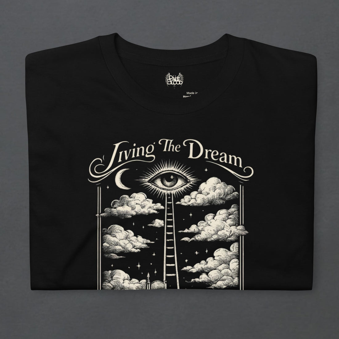 living-the-dream-unisex-t-shirt-camisetas-de-manga-corta-pale-blood-store-8875779 - Pale Blood Store