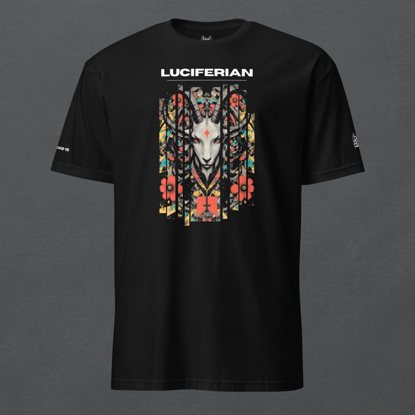 Luciferian Retro T-Shirt – 70s Occult Aesthetic - Pale Blood Store
