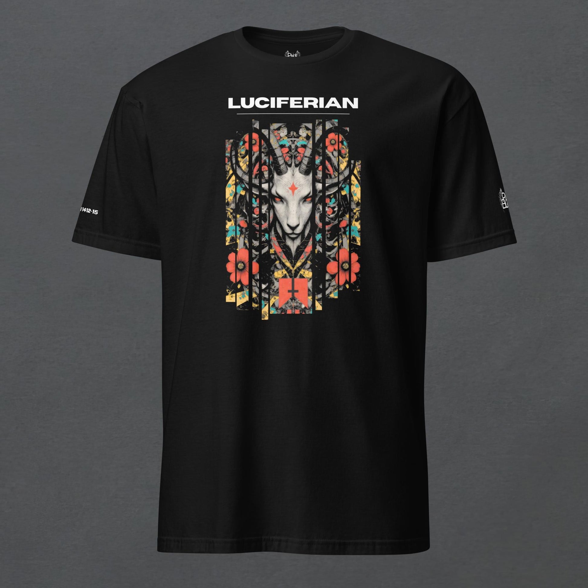 Luciferian Retro T-Shirt – 70s Occult Aesthetic - Pale Blood Store