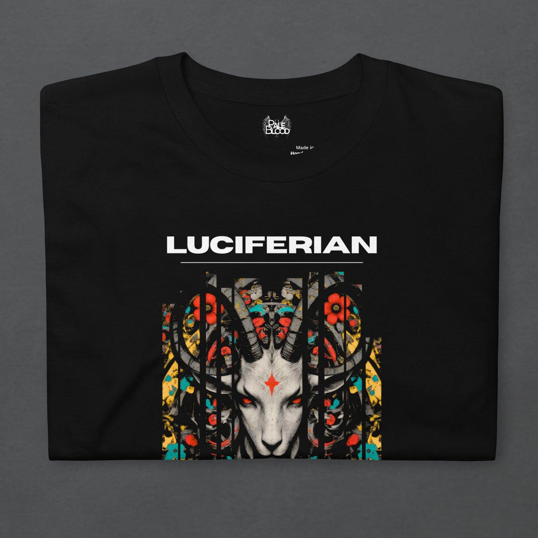 Luciferian Retro Unisex T-Shirt – 70s Occult - Pale Blood Store