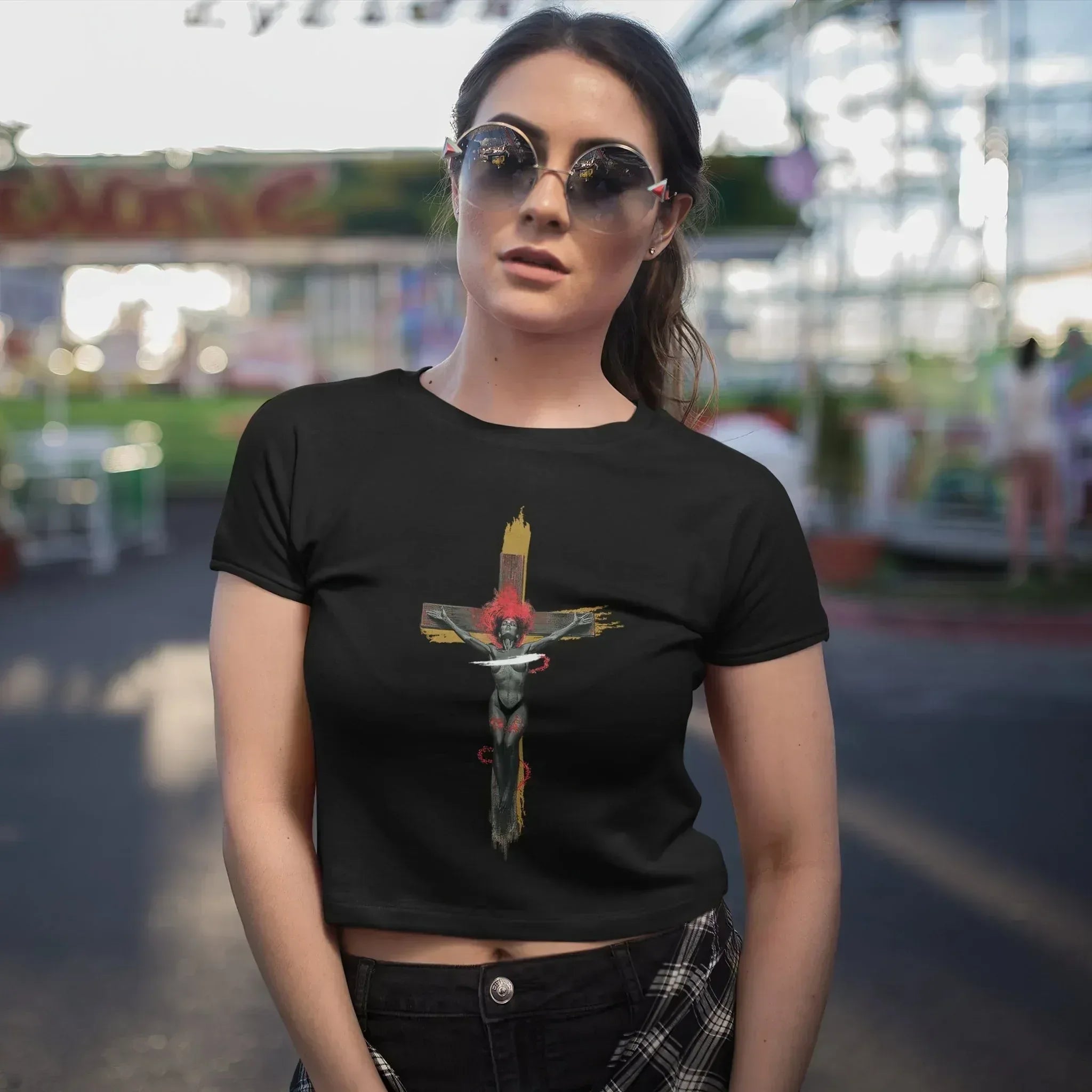 Magdalena Women’s Crop Top - Pale Blood Store