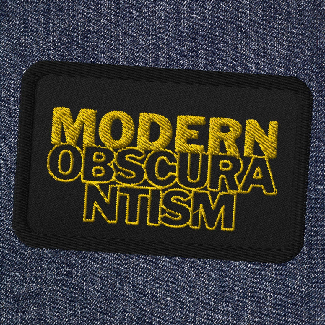 Modern Obscurantism Goth Embroidered Patches - Pale Blood Store