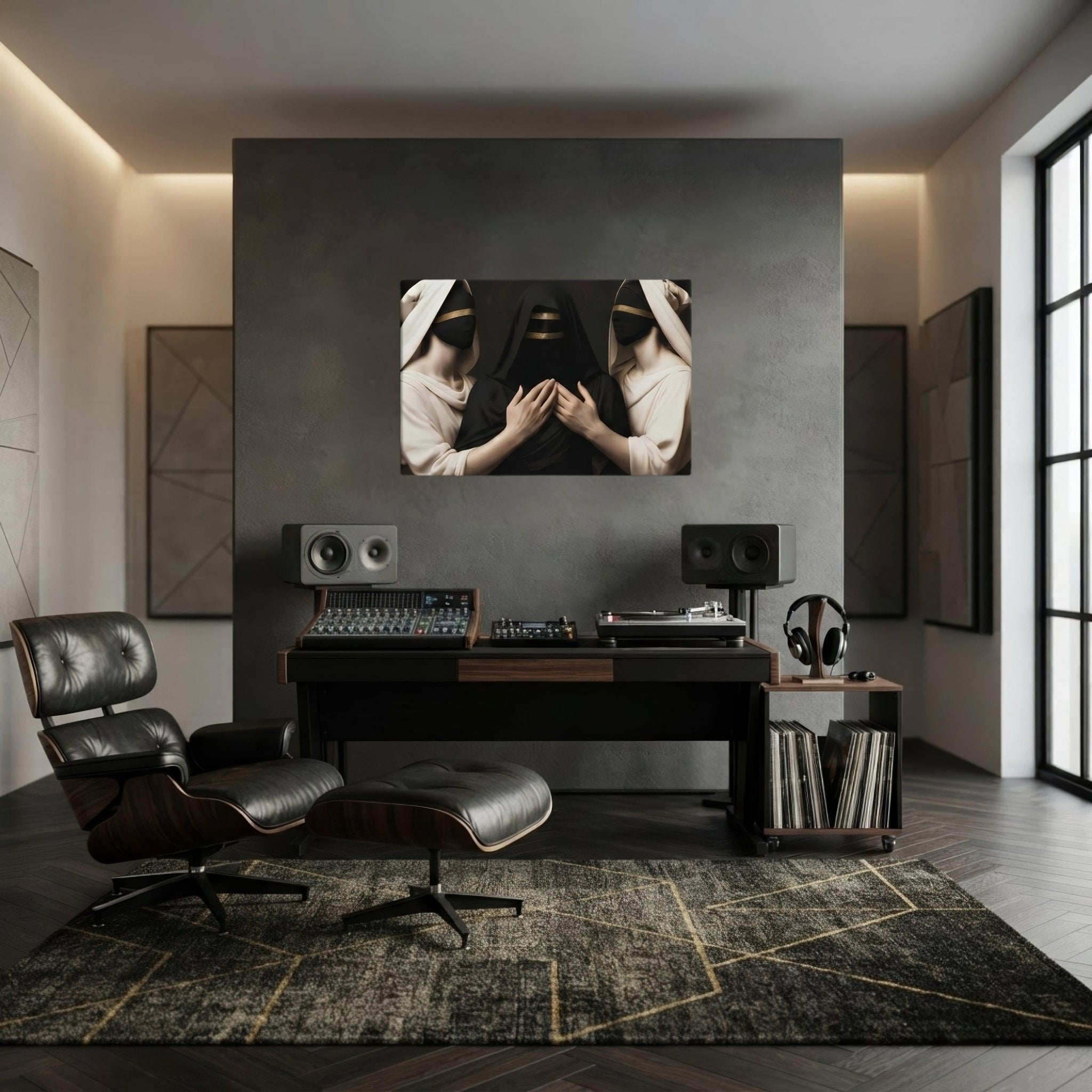 Muses of Doom Dark Aesthetic Canvas - ["canvas","decor","doom","muses"] | Pale Blood Store