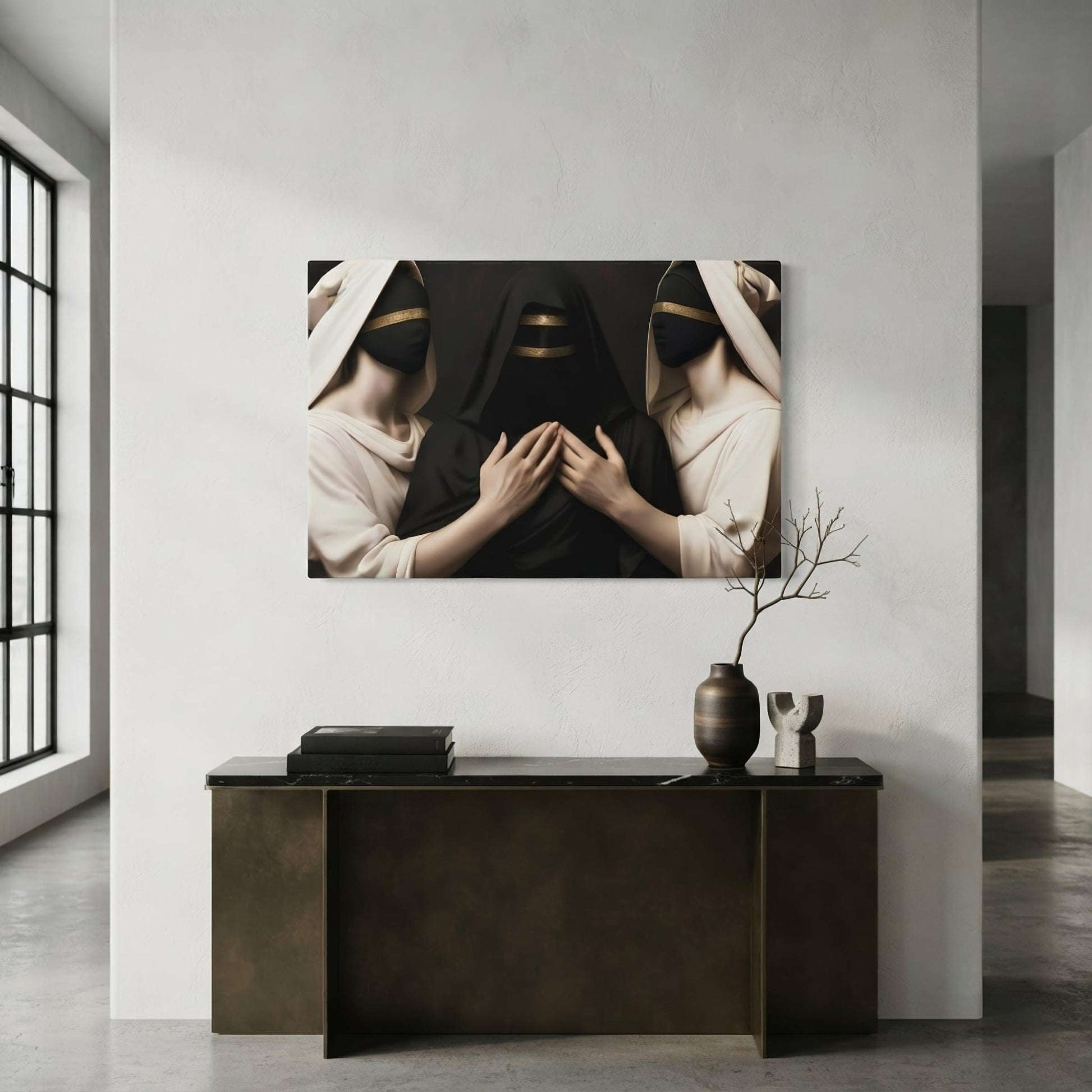 Muses of Doom Dark Aesthetic Canvas - ["canvas","decor","doom","muses"] | Pale Blood Store