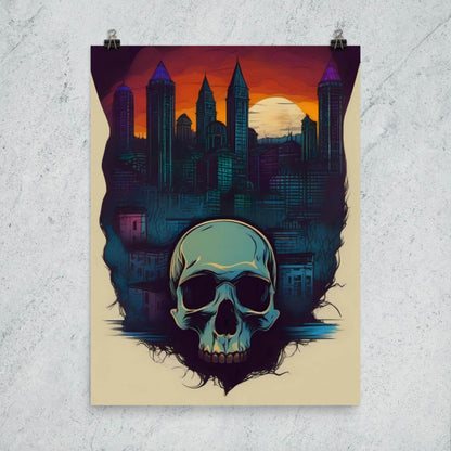 Neon Nightmares 90s Goth Style Poster - Pale Blood Store