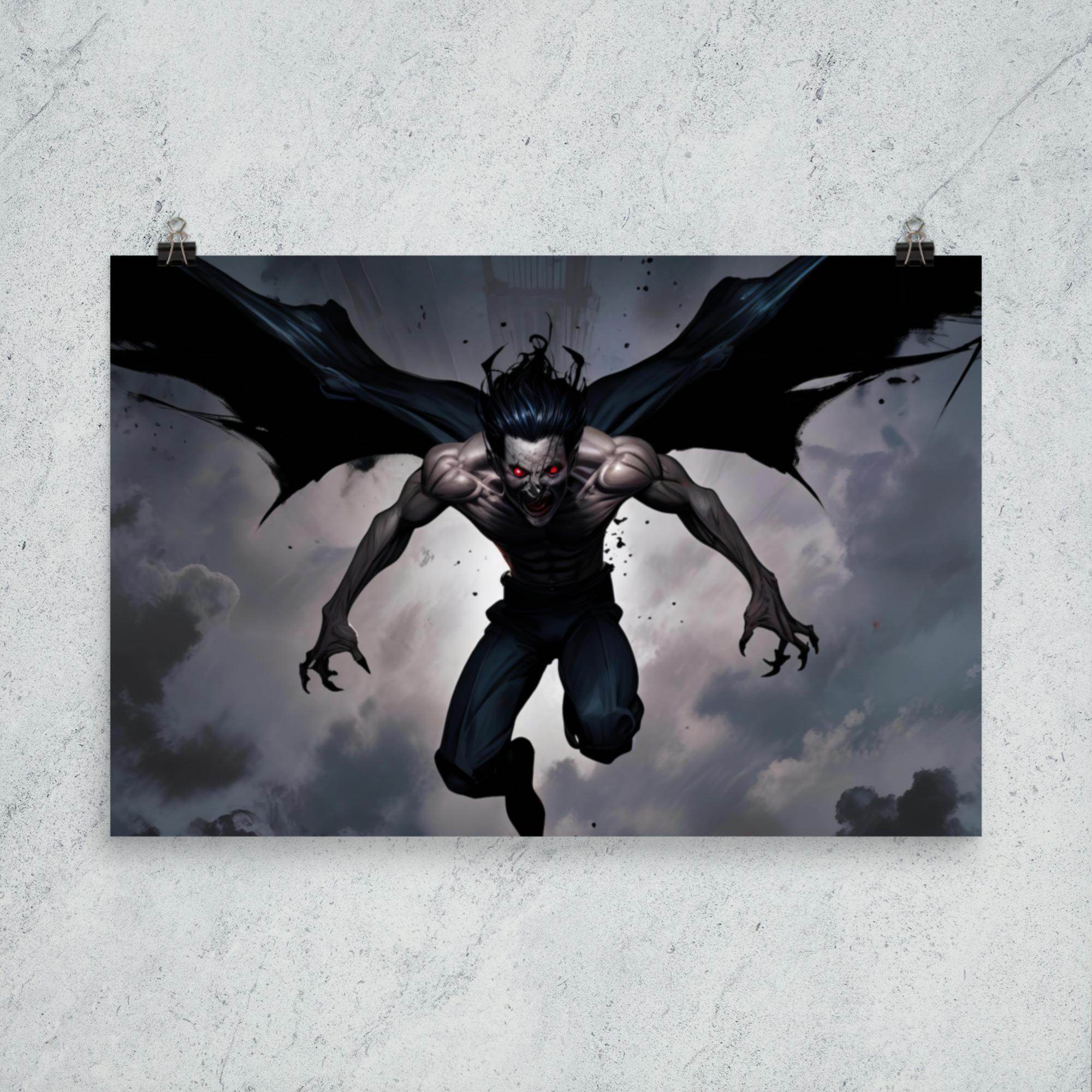 Nightfall Assault Goth Aesthetic Poster - Pale Blood Store