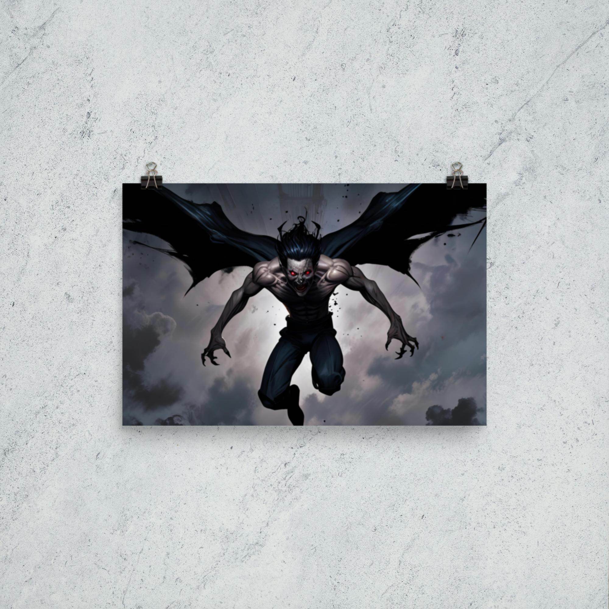 Nightfall Assault Goth Aesthetic Poster - Pale Blood Store