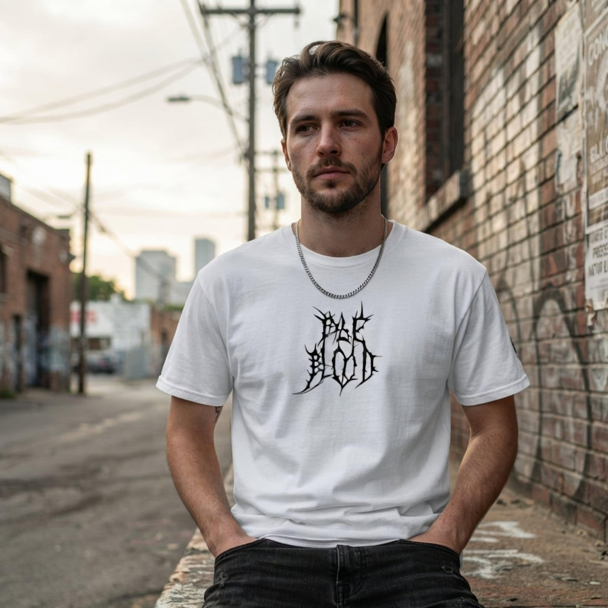 Pale Blood Classic Logo Dawn Edition Unisex T-Shirt - Pale Blood Store