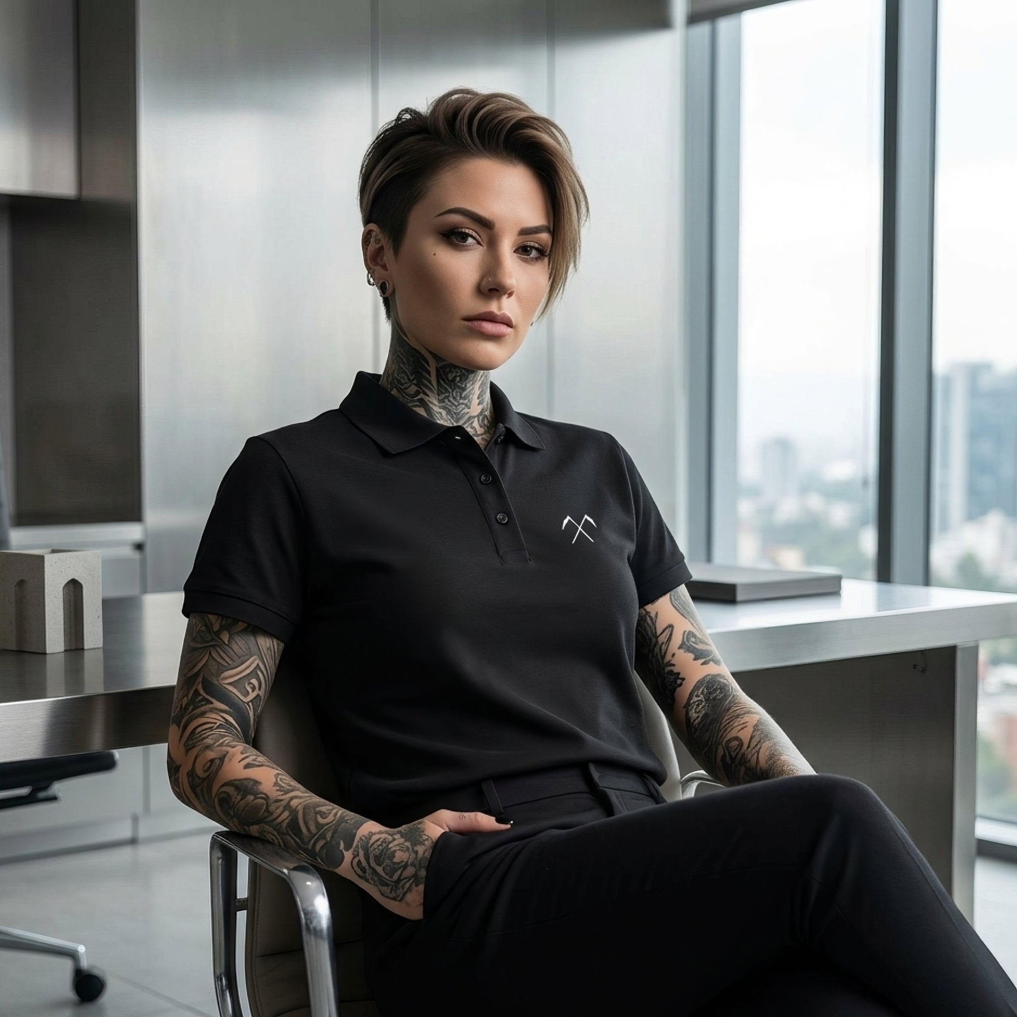Pale Blood Corp Premium Pique Polo - Pale Blood Store
