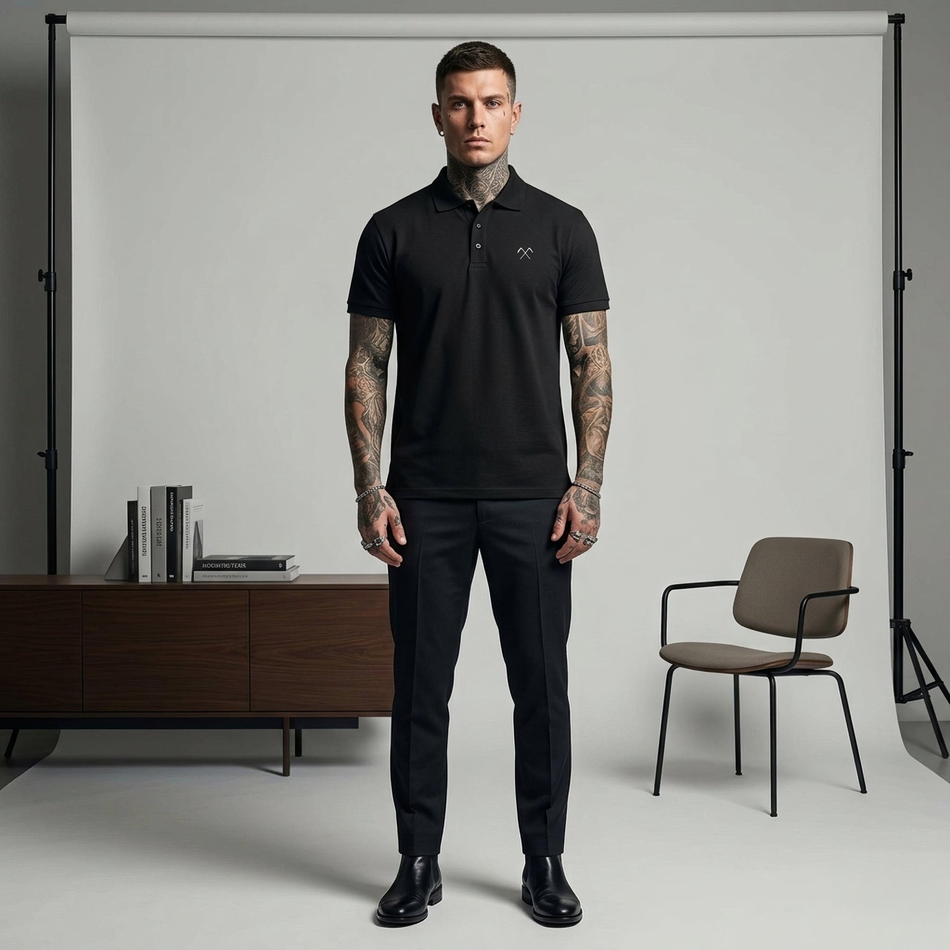 Pale Blood Corp Premium Pique Polo - Pale Blood Store