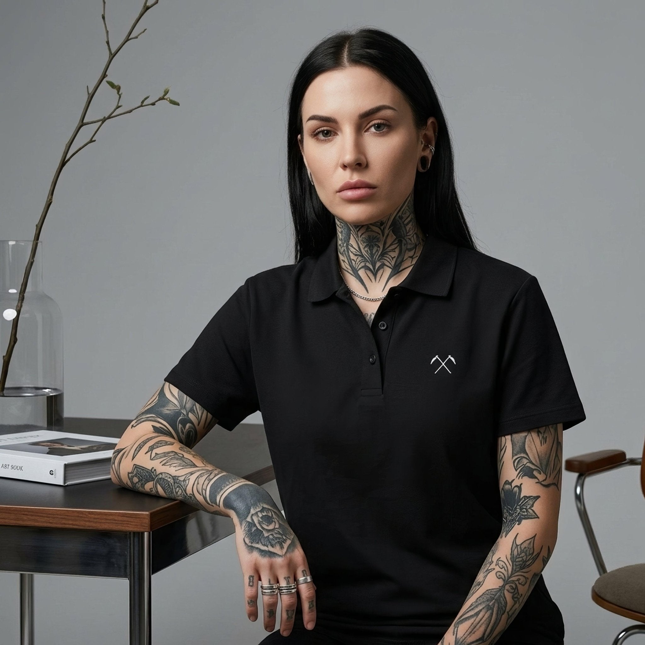 Pale Blood Corp Premium Pique Polo - Pale Blood Store