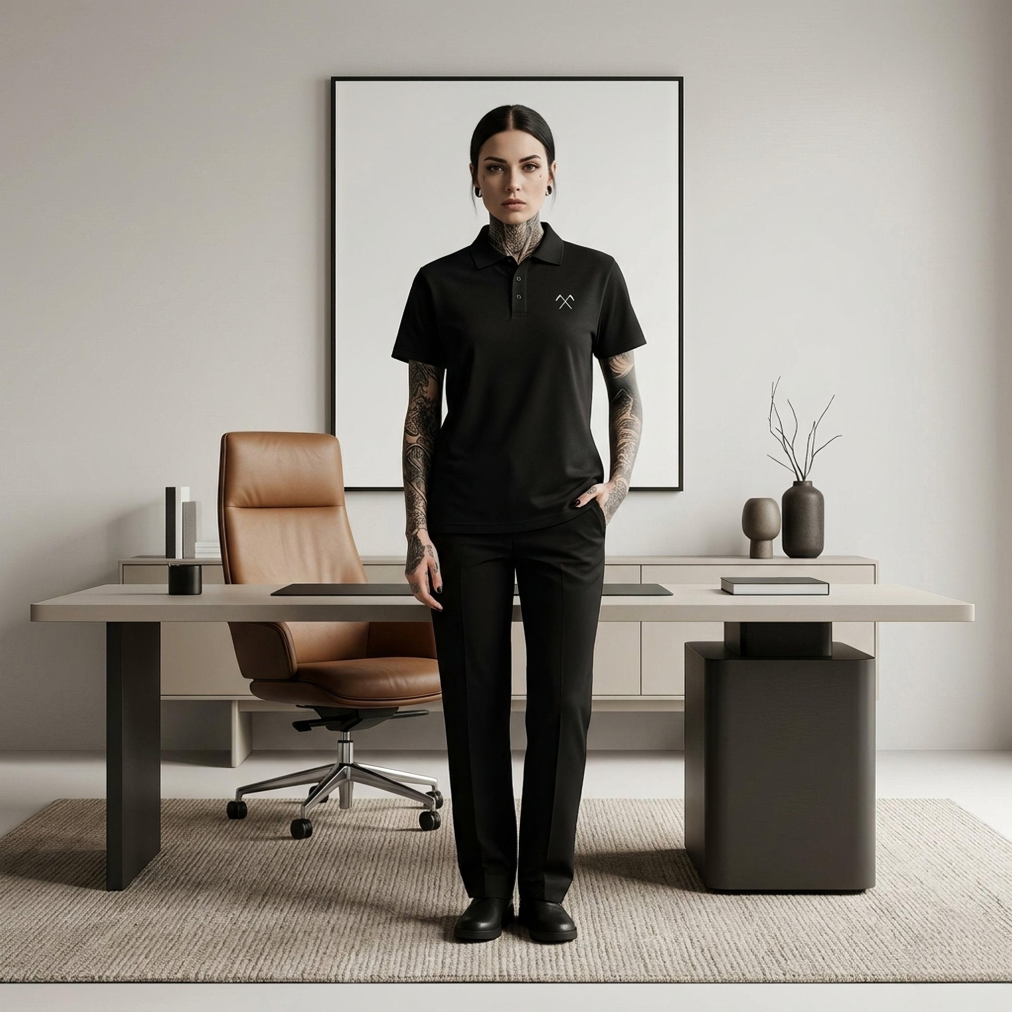 Pale Blood Corp Premium Pique Polo - Pale Blood Store