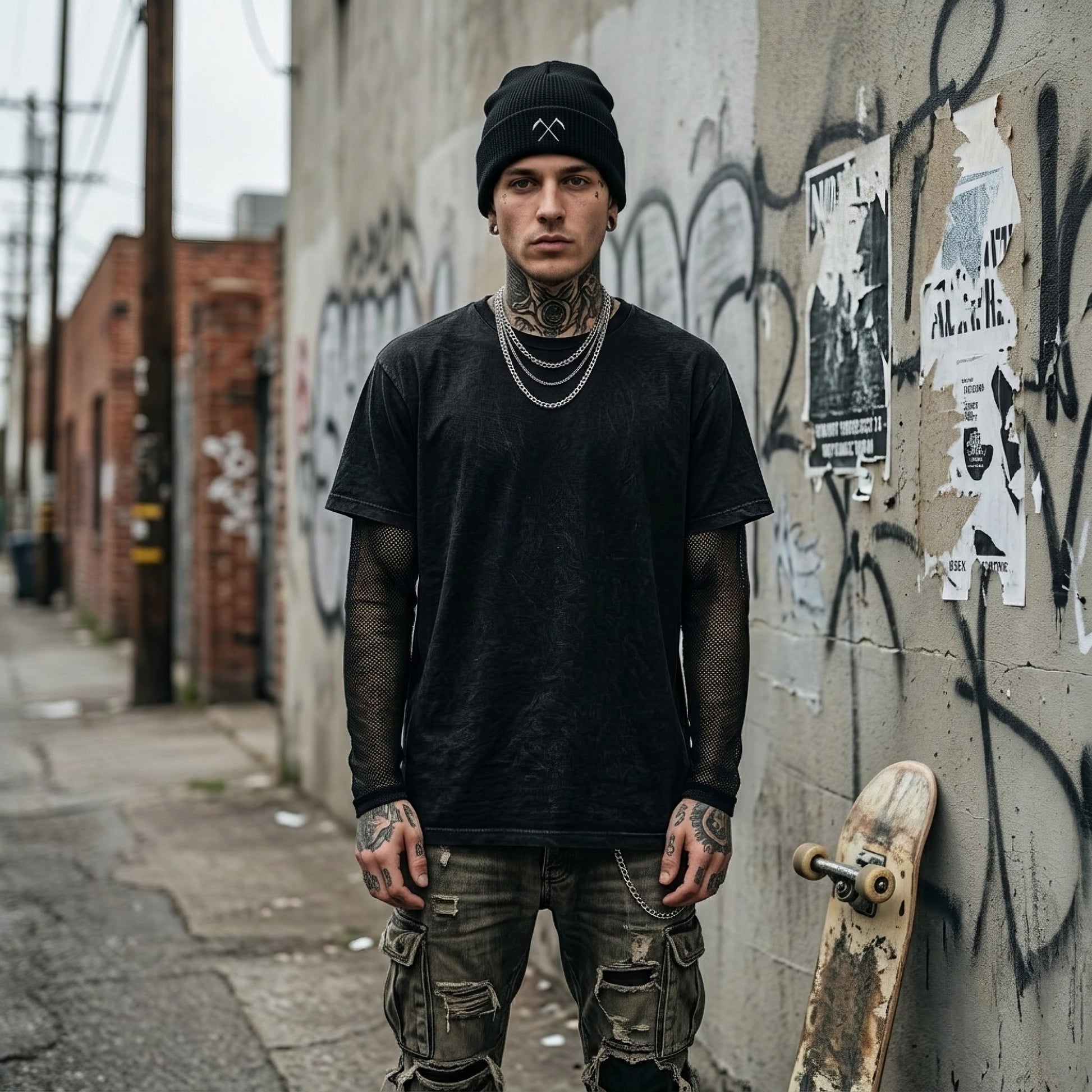 Pale Blood Corp Waffle Beanie - Pale Blood Store