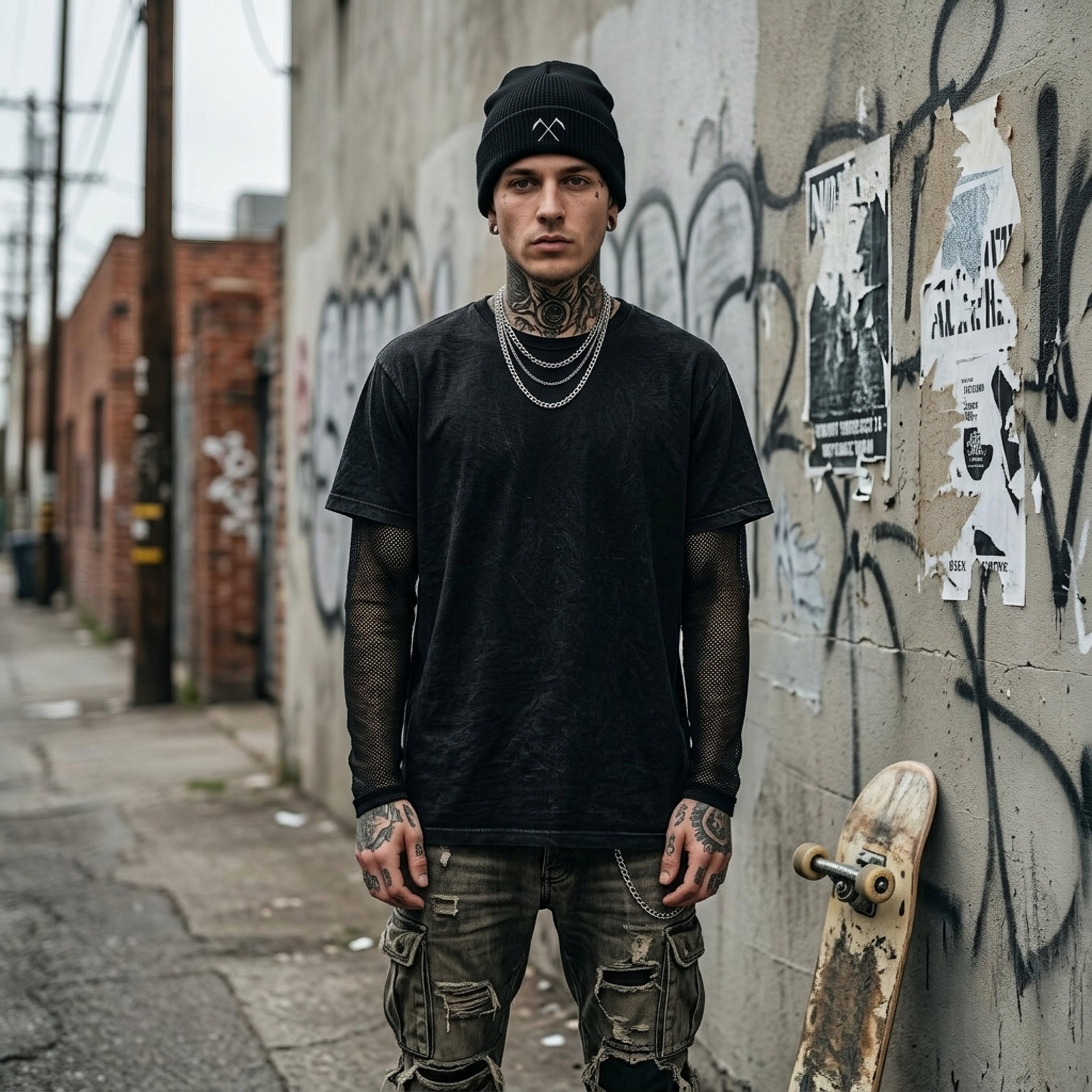 Pale Blood Corp Waffle Beanie - Pale Blood Store