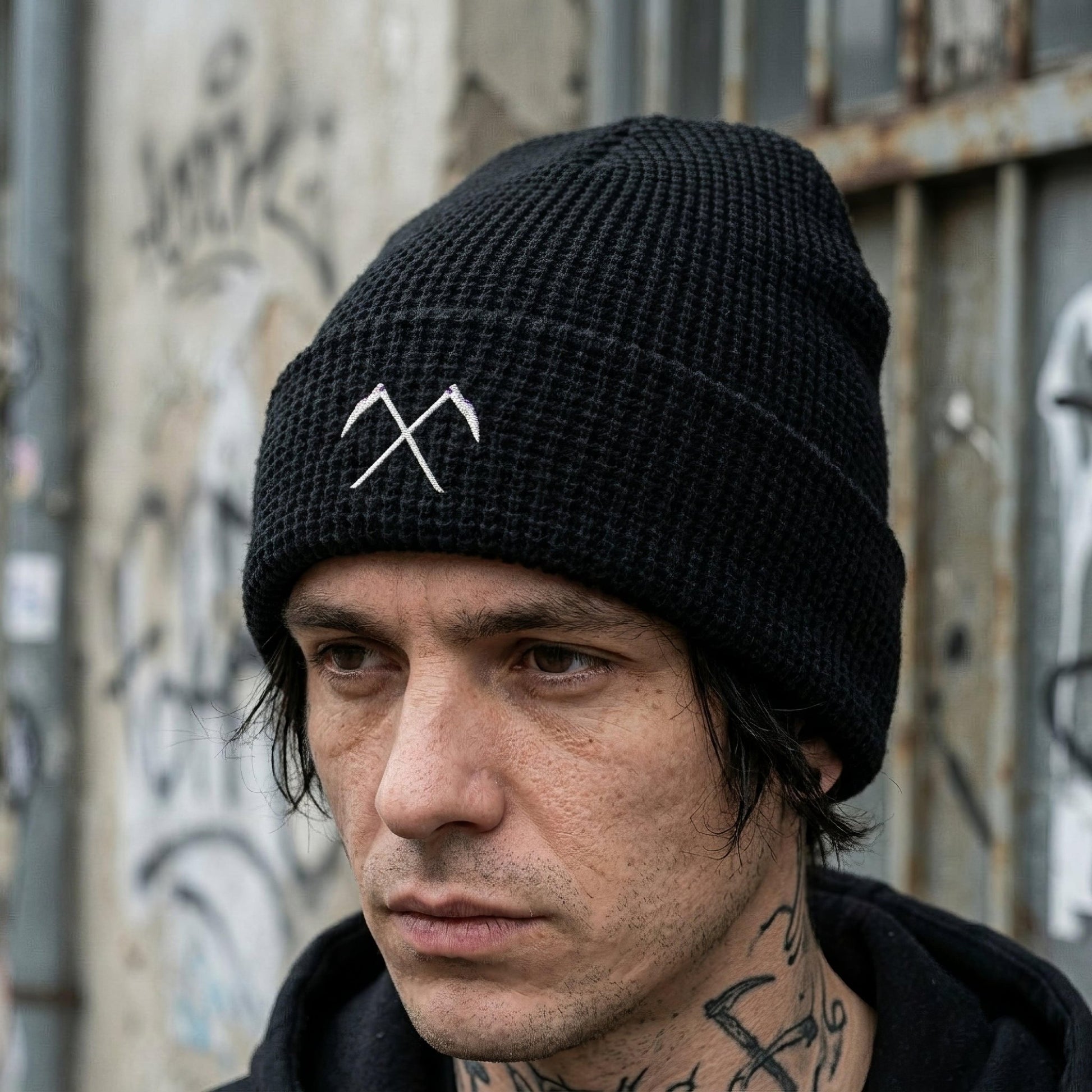 Pale Blood Corp Waffle Beanie - Pale Blood Store