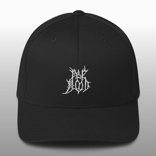 Pale Blood Logo Black Metal Style Cap - Pale Blood Store