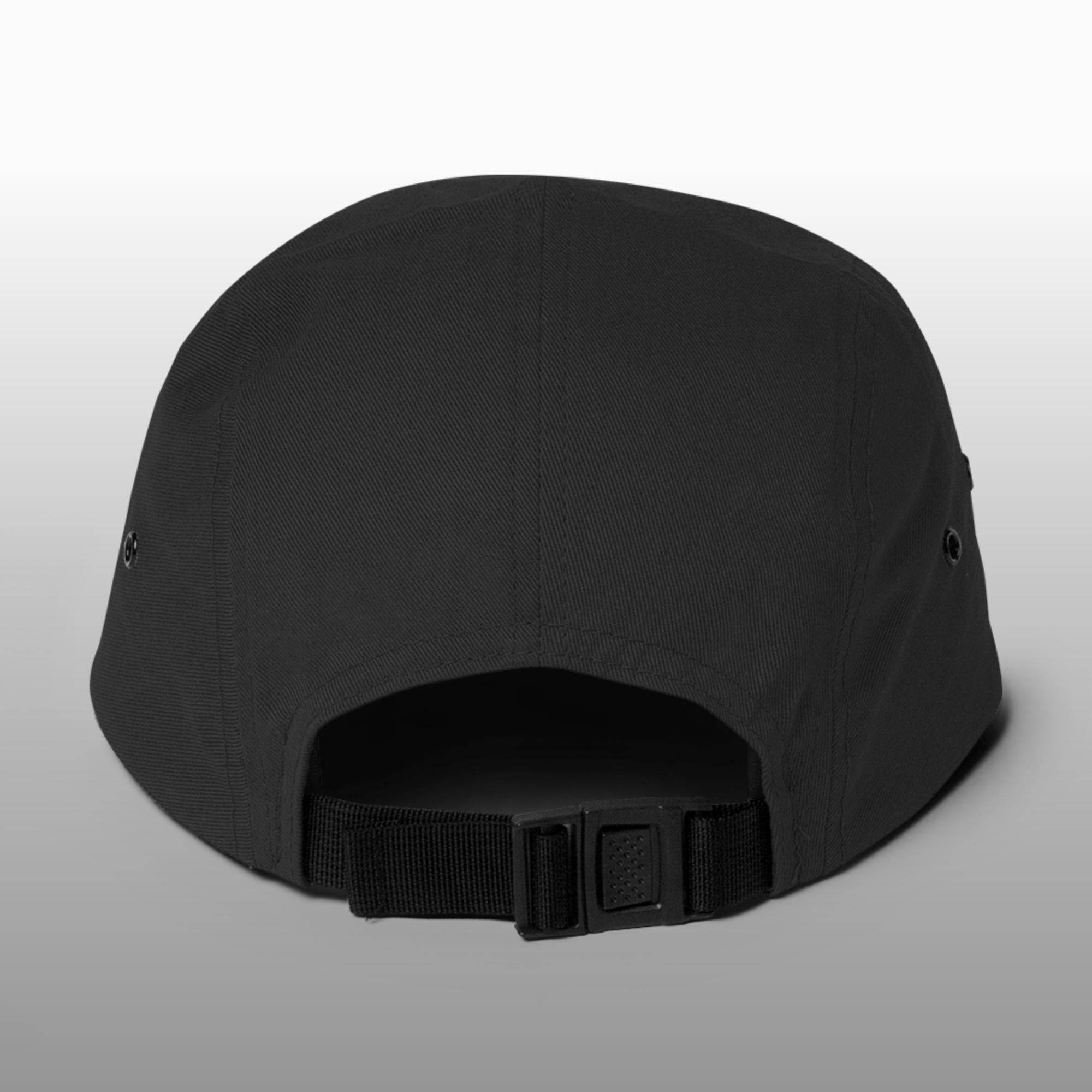 Pale Blood Logo Black Metal Style Five Panel Cap - Pale Blood Store