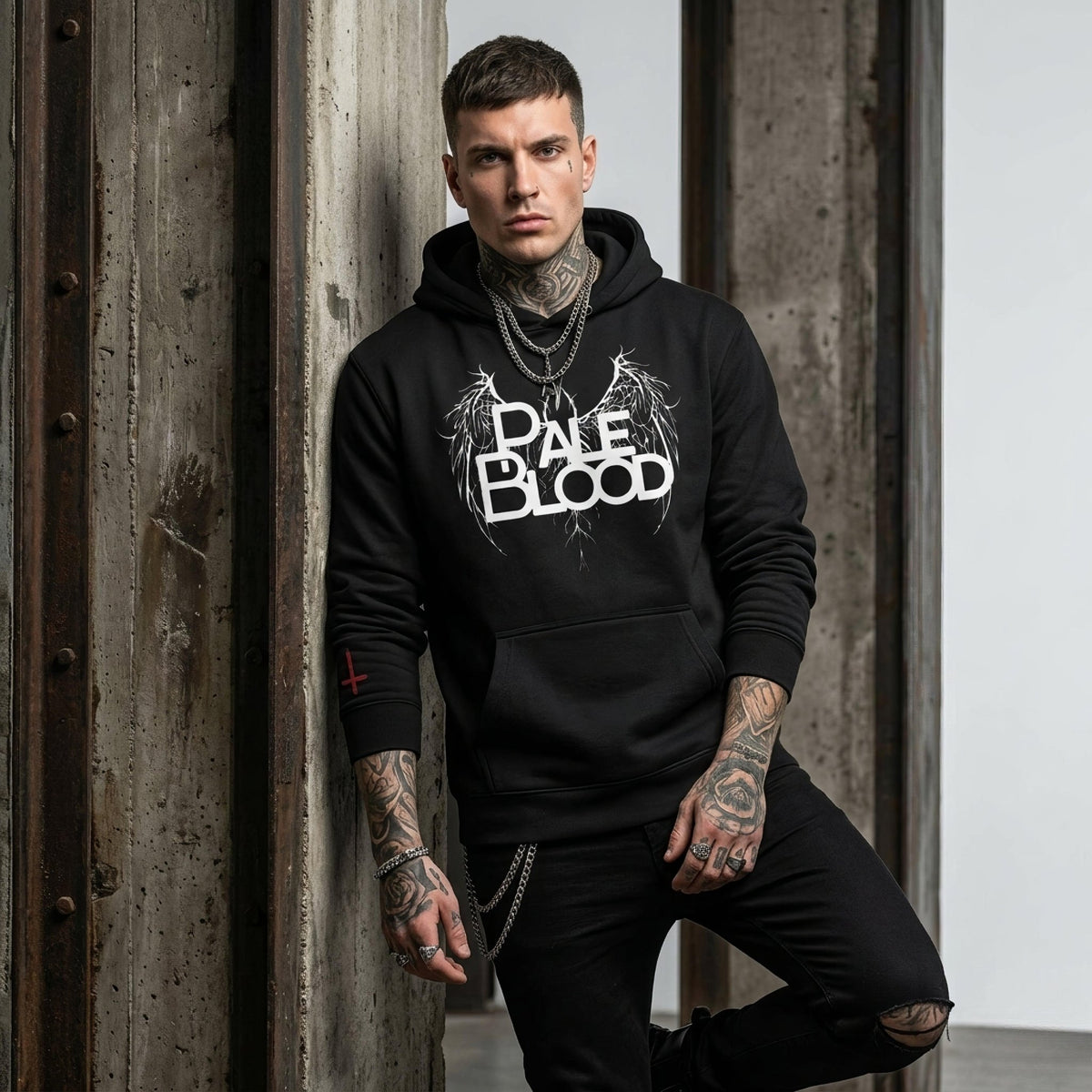 Pale Blood The Fallen Logo Unisex Hoodie - Pale Blood Store