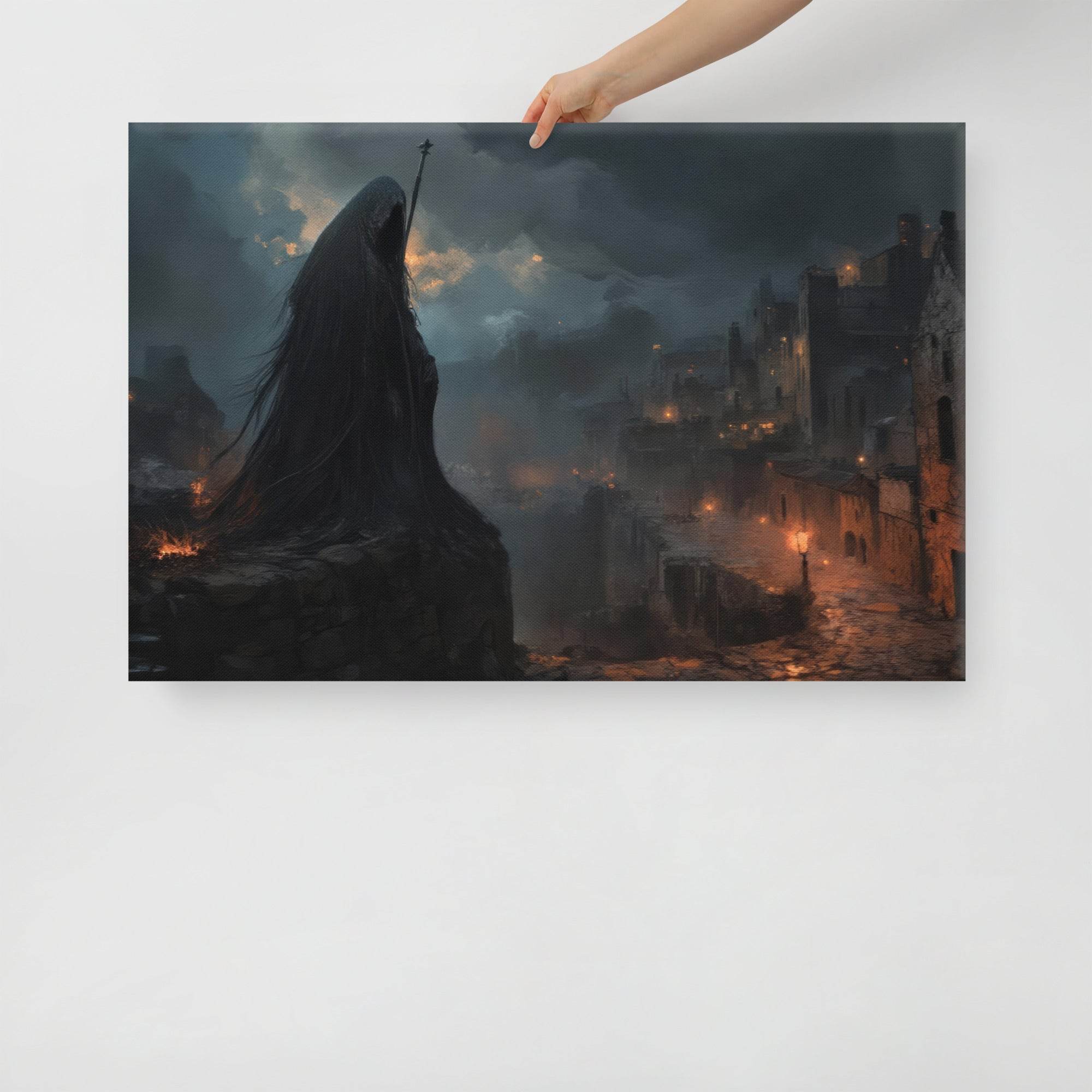 Plague Tales Pt. 1 – Dark Gothic Canvas Wall Art - Pale Blood Store