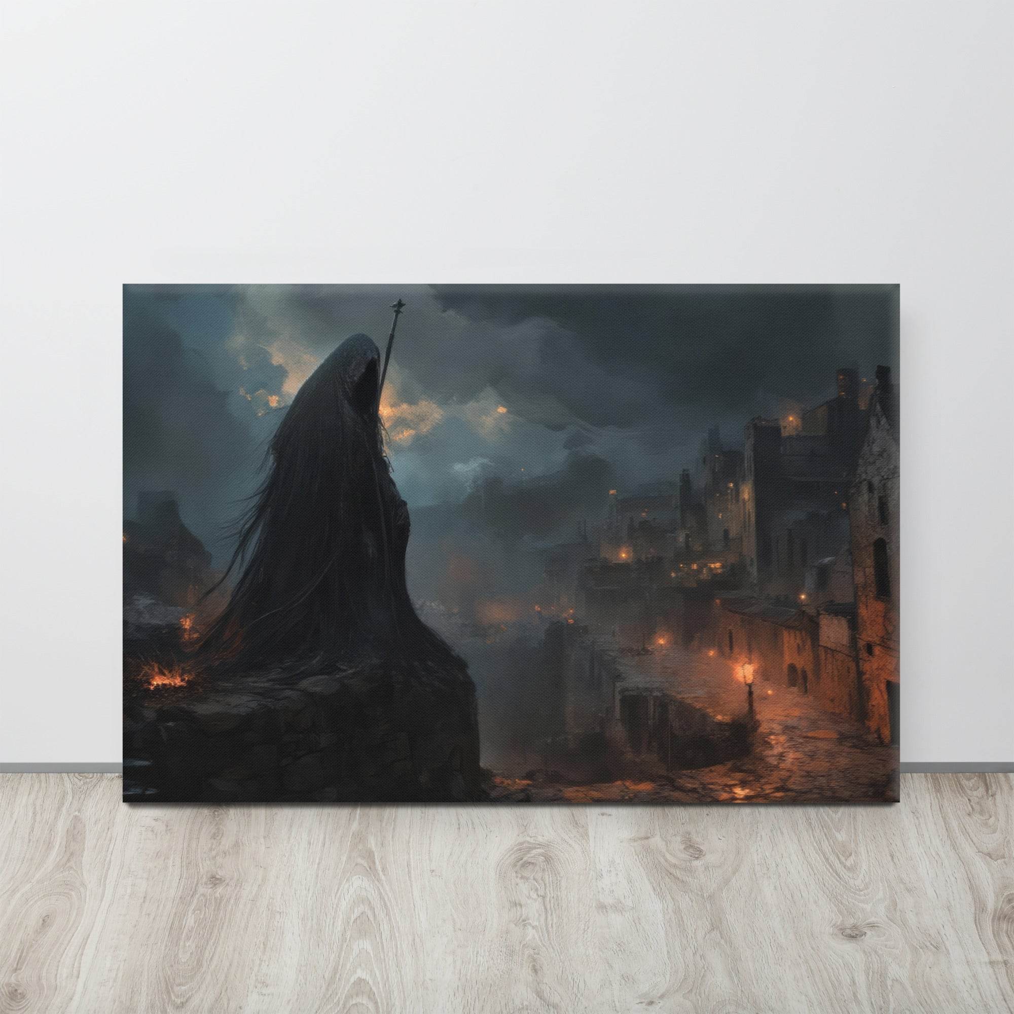 Plague Tales Pt. 1 – Dark Gothic Canvas Wall Art - Pale Blood Store