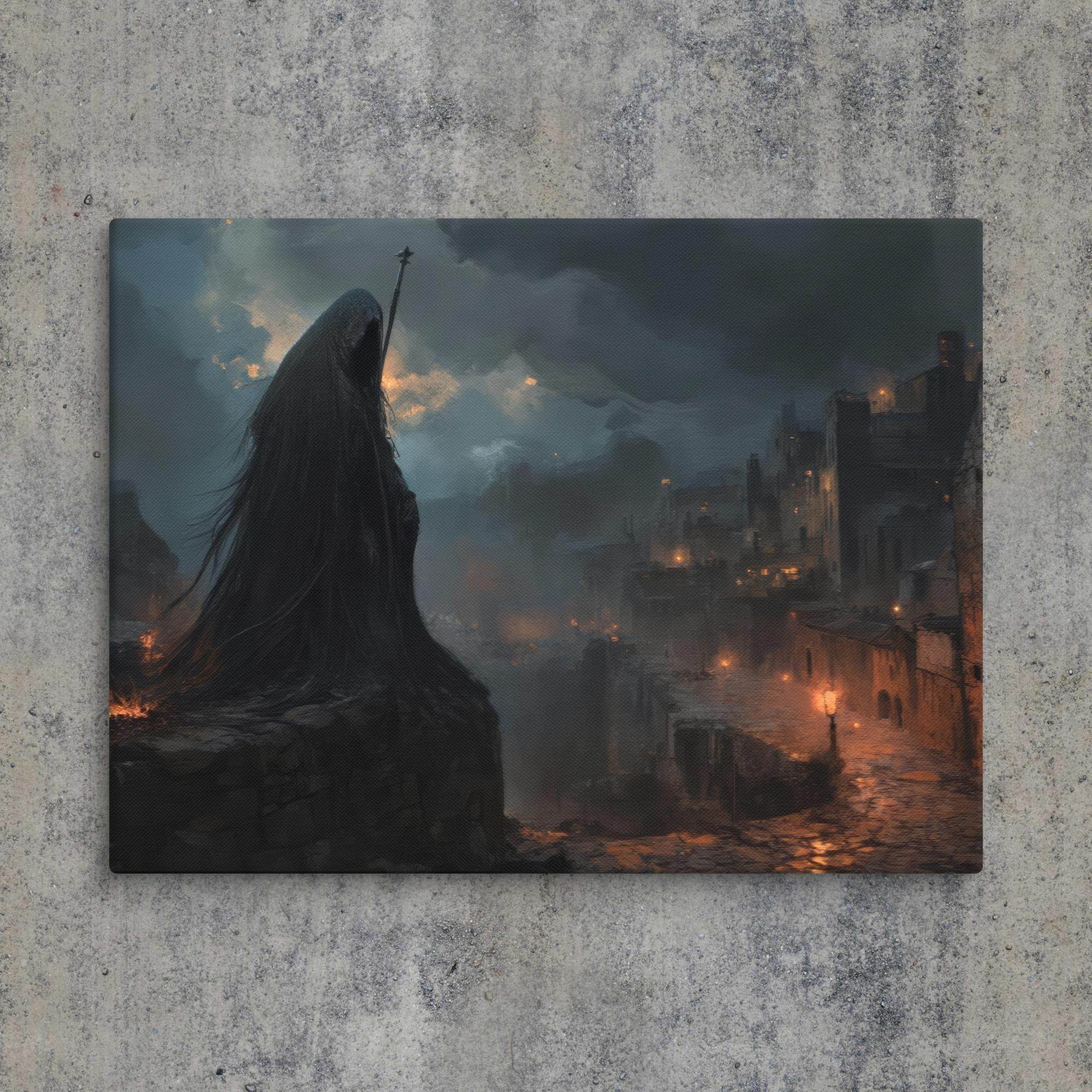 Plague Tales Pt. 1 – Dark Gothic Canvas Wall Art - Pale Blood Store