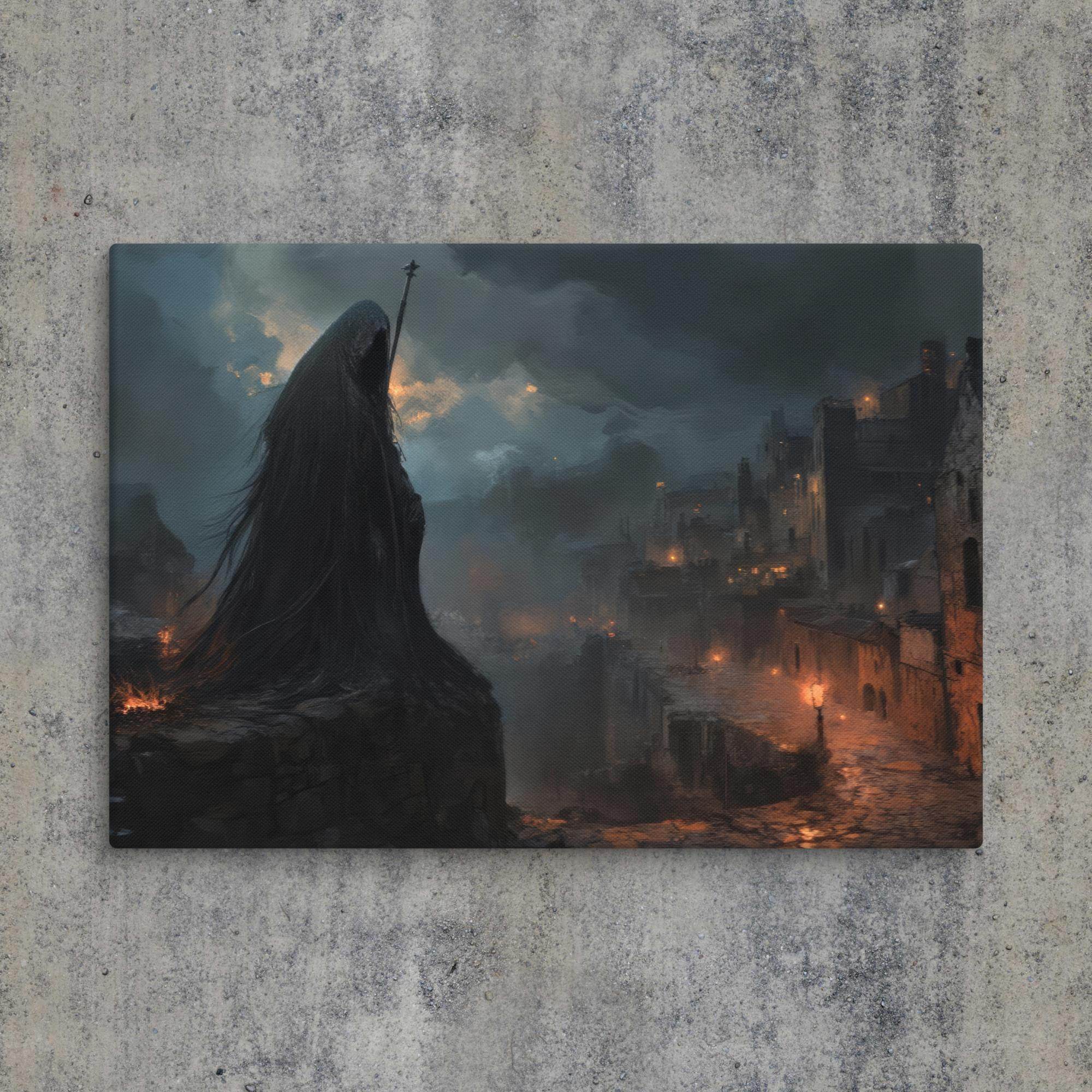 Plague Tales Pt. 1 – Dark Gothic Canvas Wall Art - Pale Blood Store