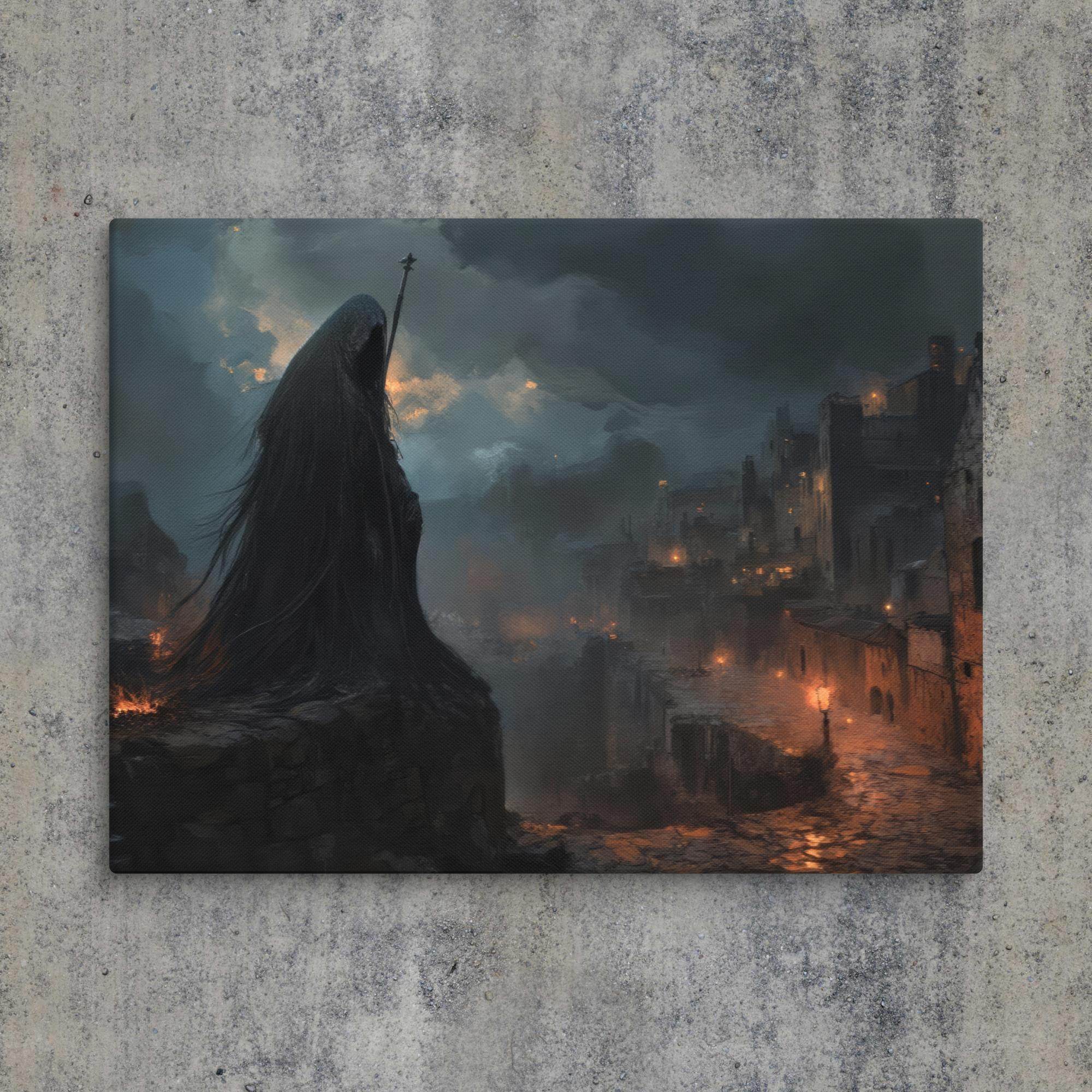 Plague Tales Pt. 1 – Dark Gothic Canvas Wall Art - Pale Blood Store