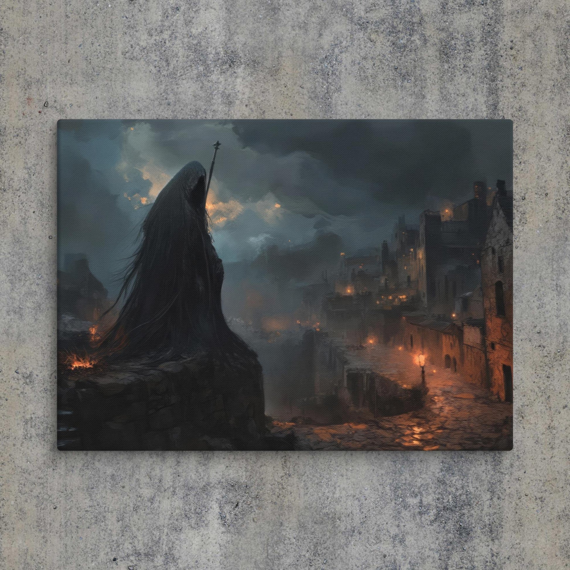 Plague Tales Pt. 1 – Dark Gothic Canvas Wall Art - Pale Blood Store