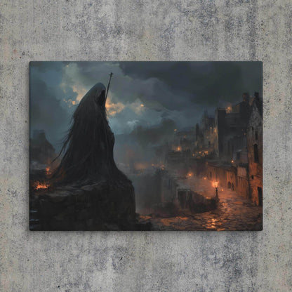 Plague Tales Pt. 1 – Dark Gothic Canvas Wall Art - Pale Blood Store