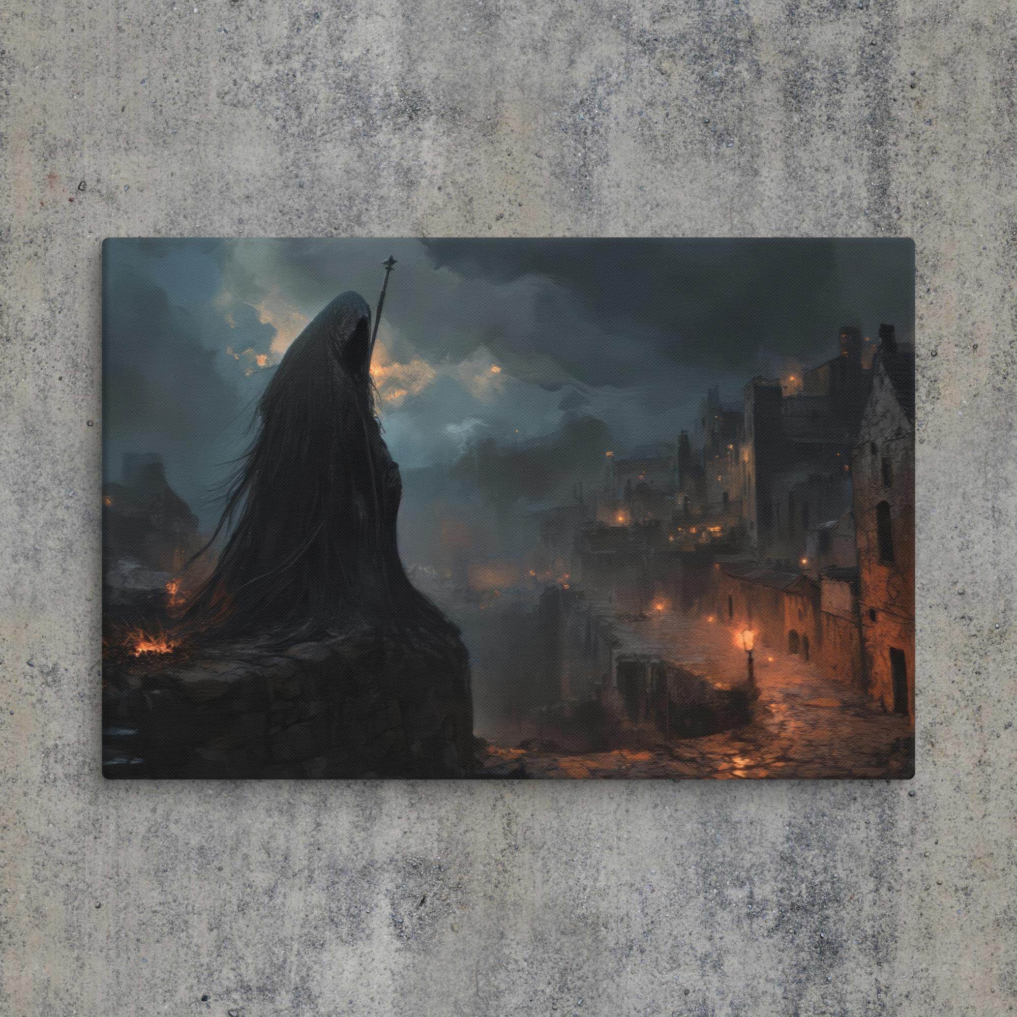 Plague Tales Pt. 1 – Dark Gothic Canvas Wall Art - Pale Blood Store