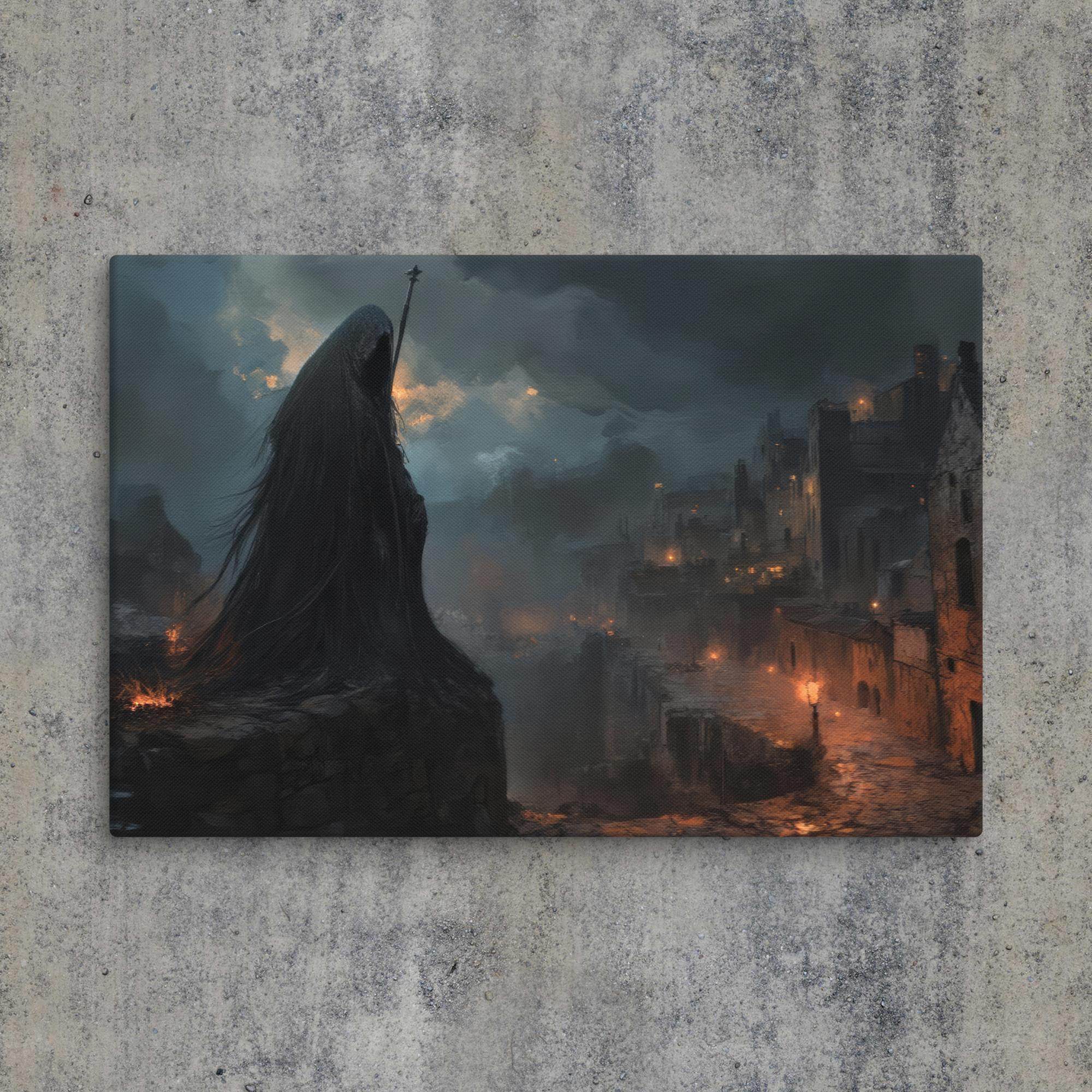 Plague Tales Pt. 1 – Dark Gothic Canvas Wall Art - Pale Blood Store