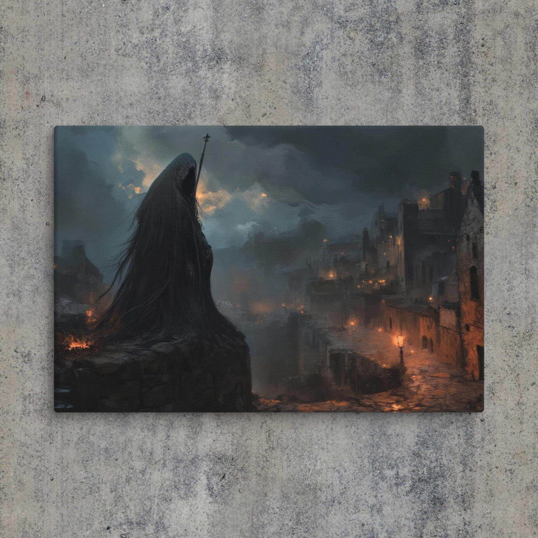 Plague Tales Pt. 1 – Dark Gothic Canvas Wall Art - Pale Blood Store