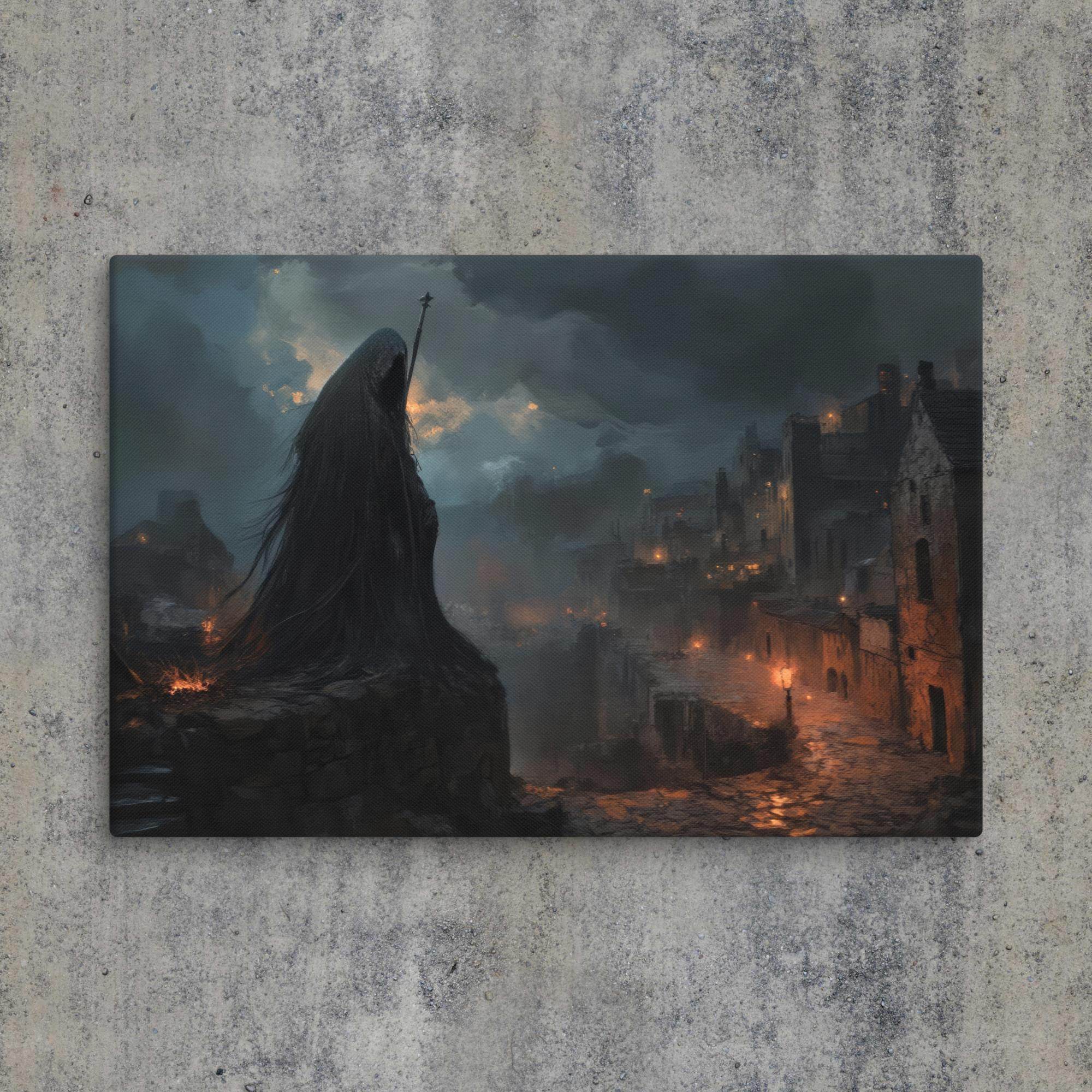 Plague Tales Pt. 1 – Dark Gothic Canvas Wall Art - Pale Blood Store