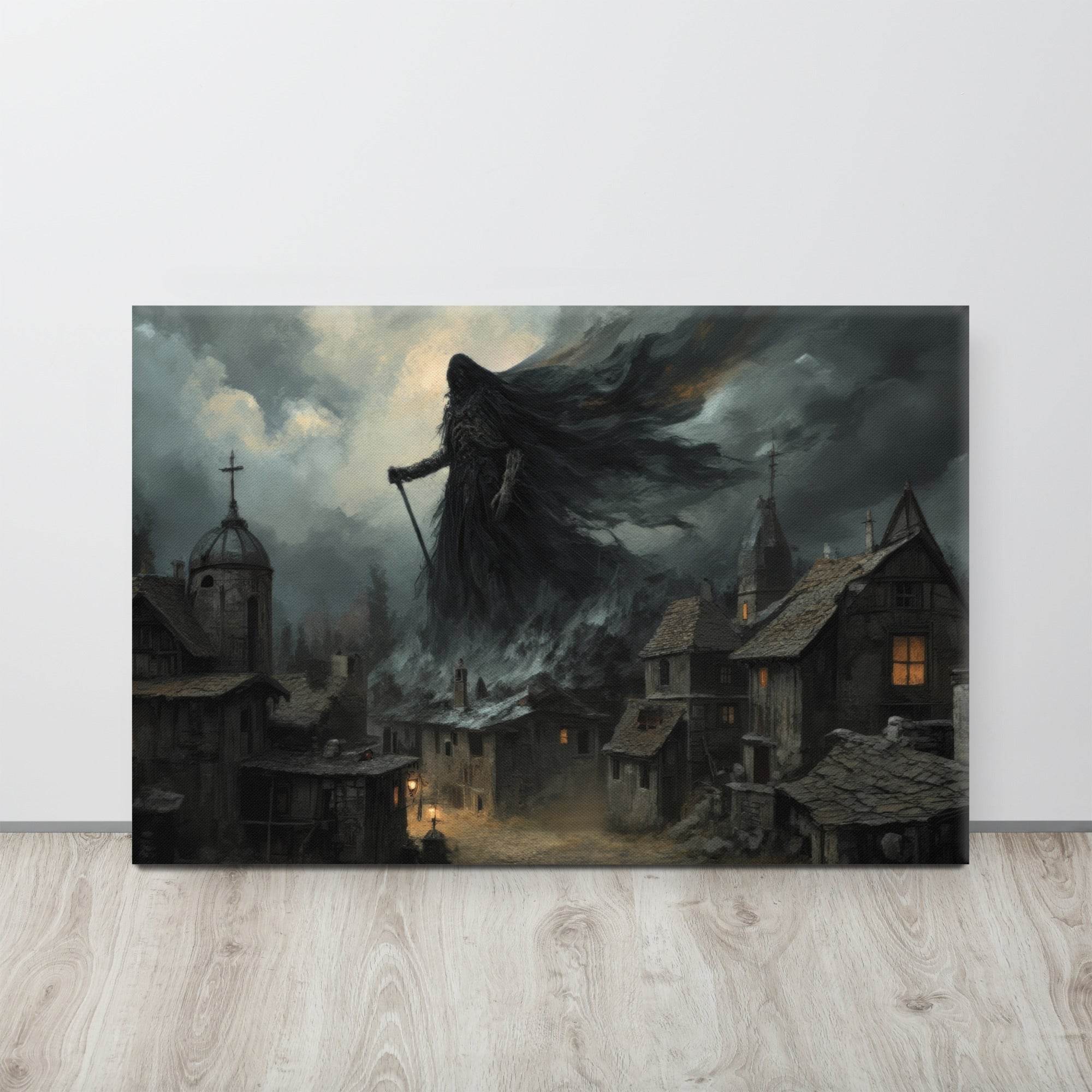 Plague Tales Pt. 2 – Gothic Dark Art Canvas Print - Pale Blood Store