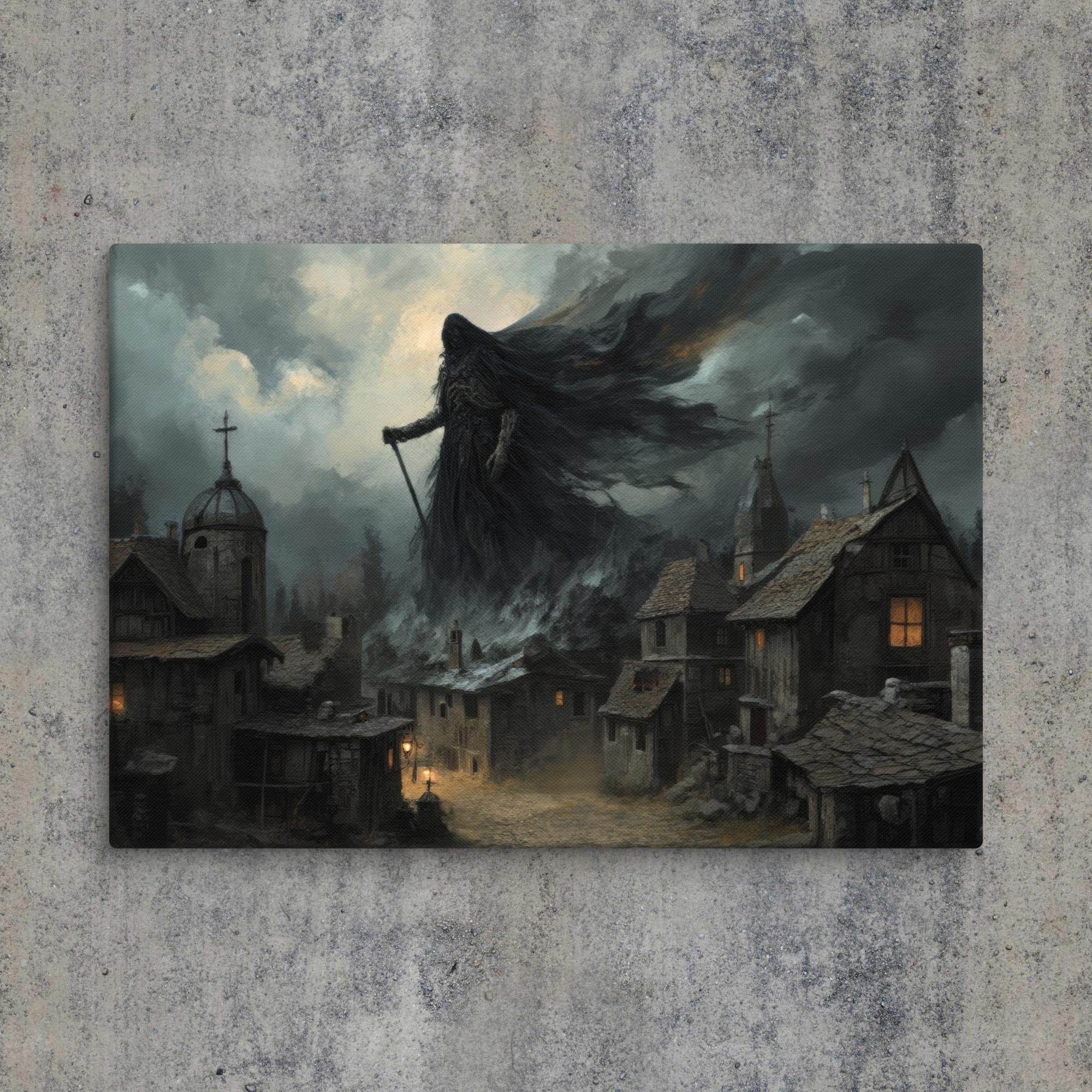 Plague Tales Pt. 2 – Gothic Dark Art Canvas Print - Pale Blood Store