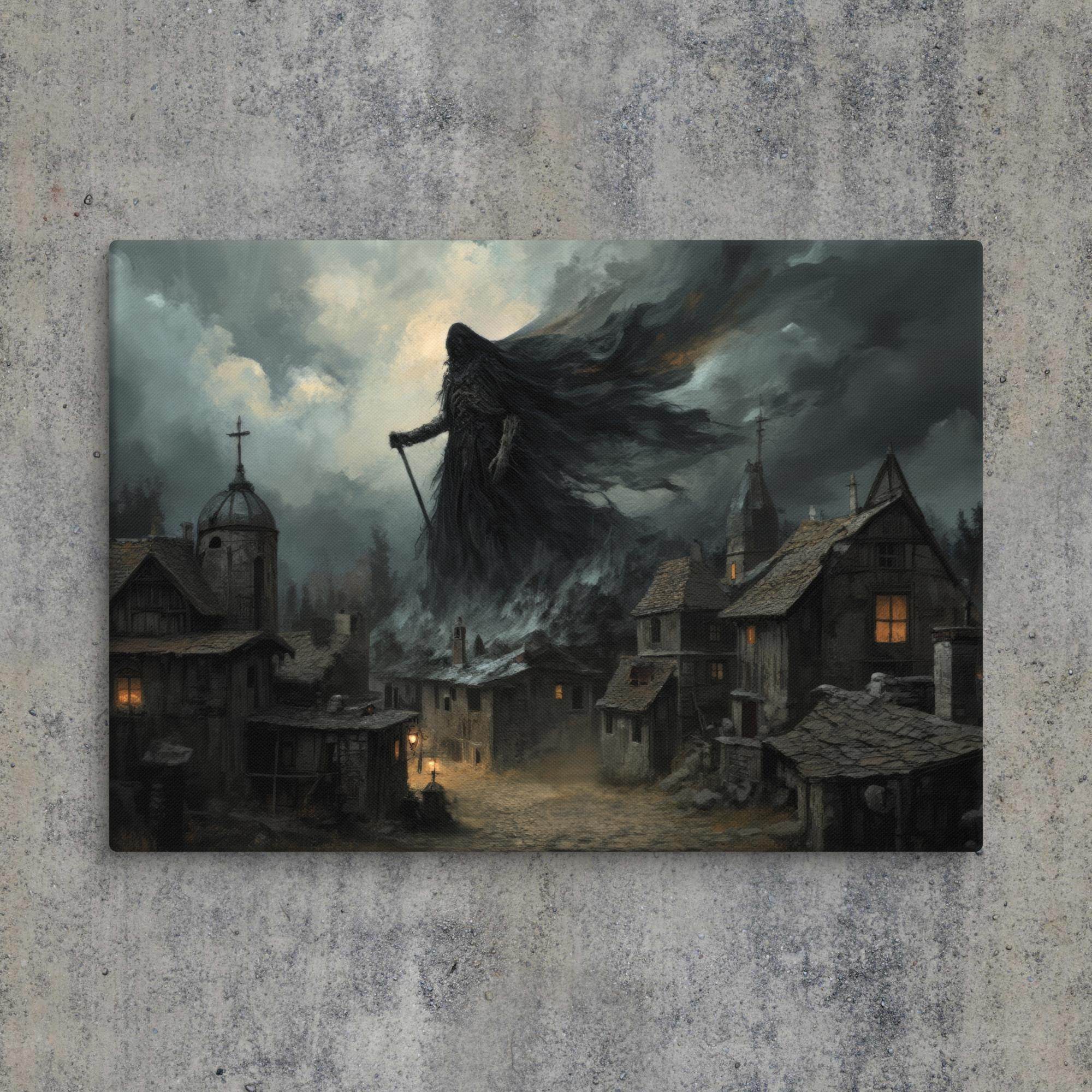 Plague Tales Pt. 2 – Gothic Dark Art Canvas Print - Pale Blood Store