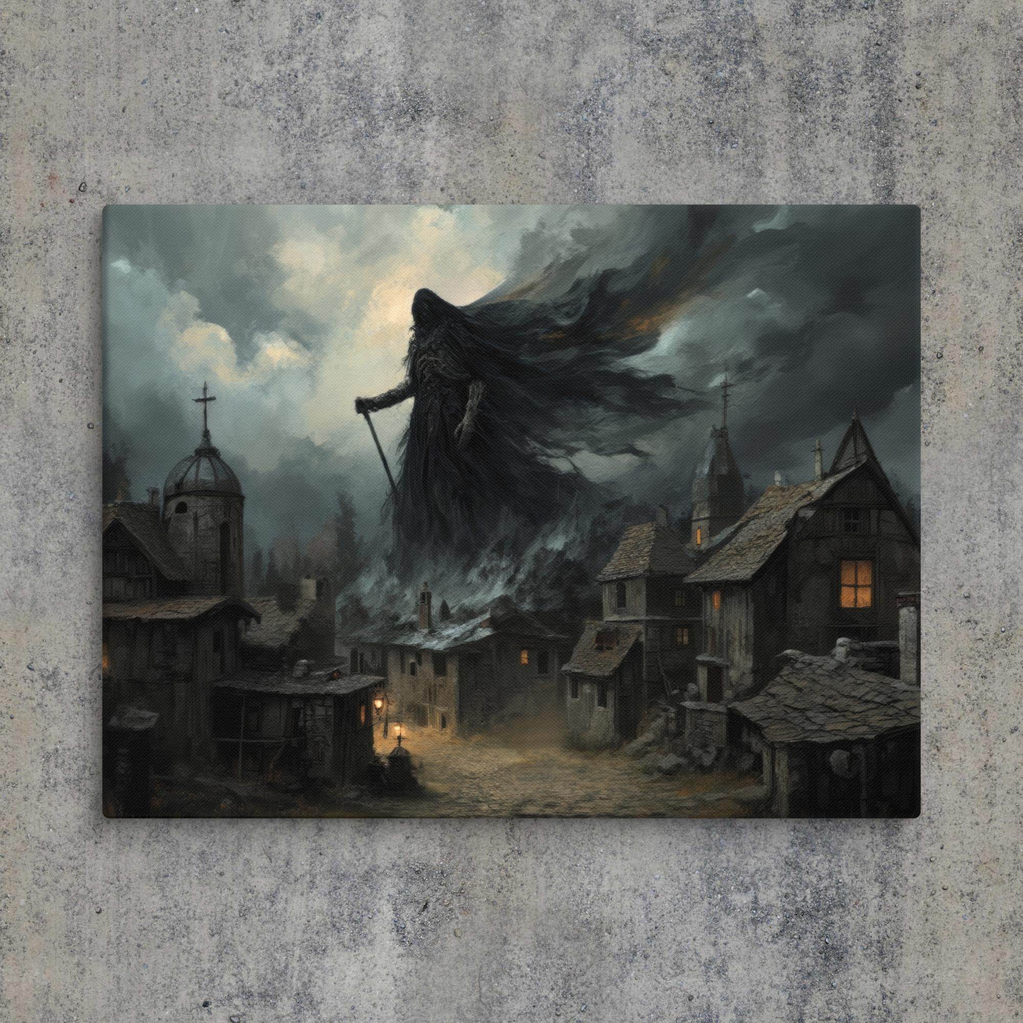 Plague Tales Pt. 2 – Gothic Dark Art Canvas Print - Pale Blood Store
