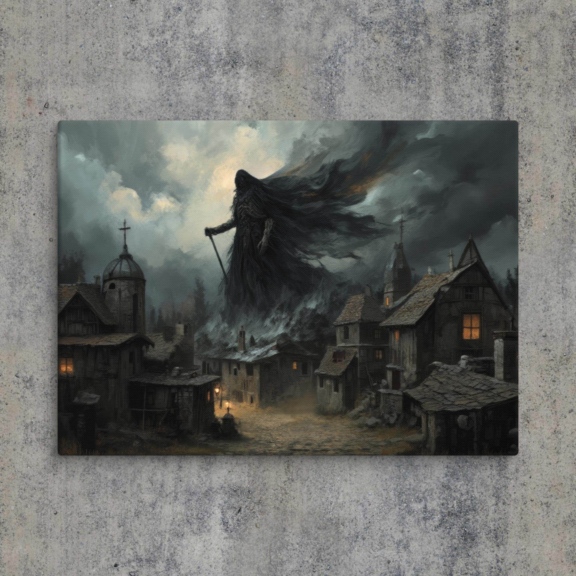 Plague Tales Pt. 2 – Gothic Dark Art Canvas Print - Pale Blood Store