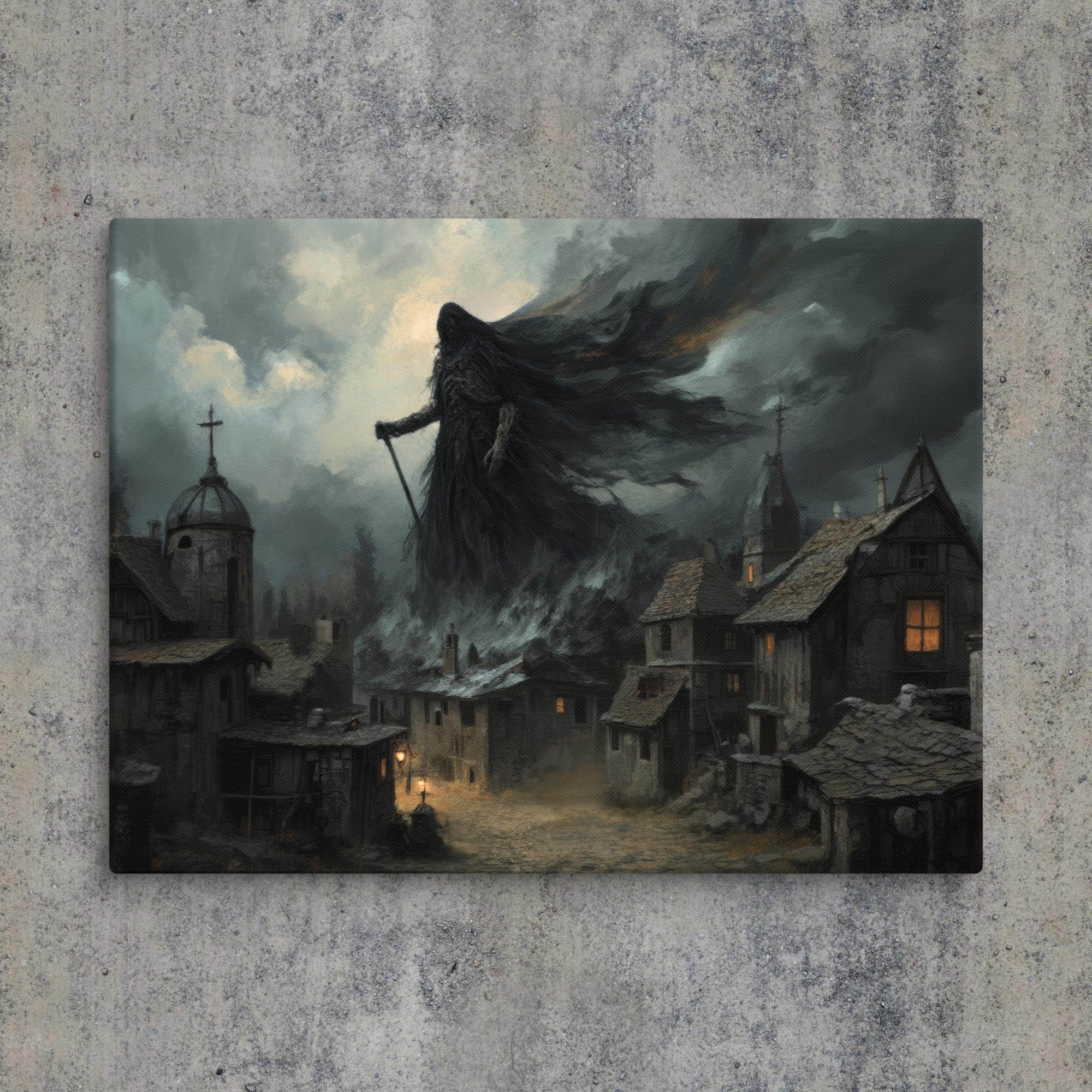 Plague Tales Pt. 2 – Gothic Dark Art Canvas Print - Pale Blood Store