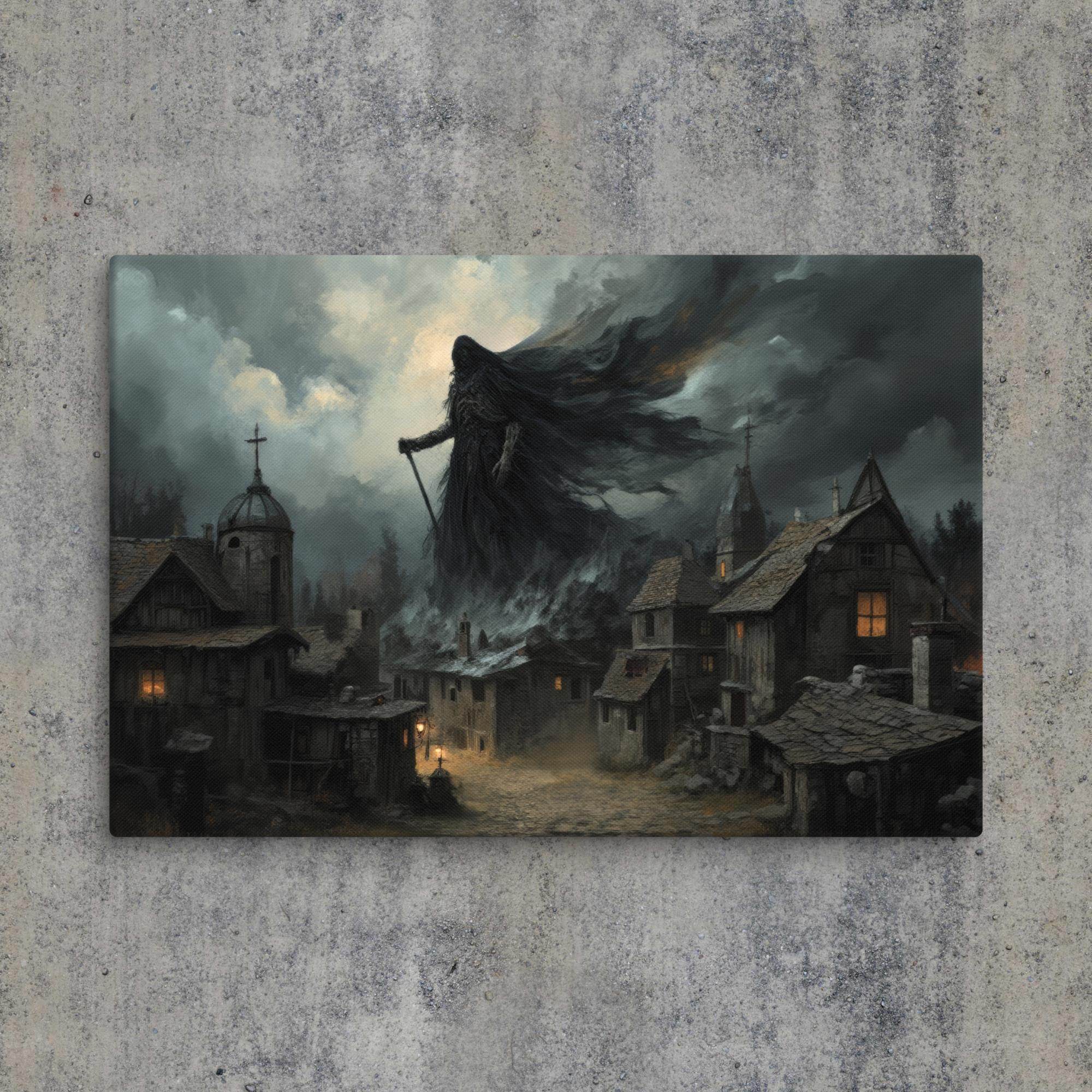 Plague Tales Pt. 2 – Gothic Dark Art Canvas Print - Pale Blood Store