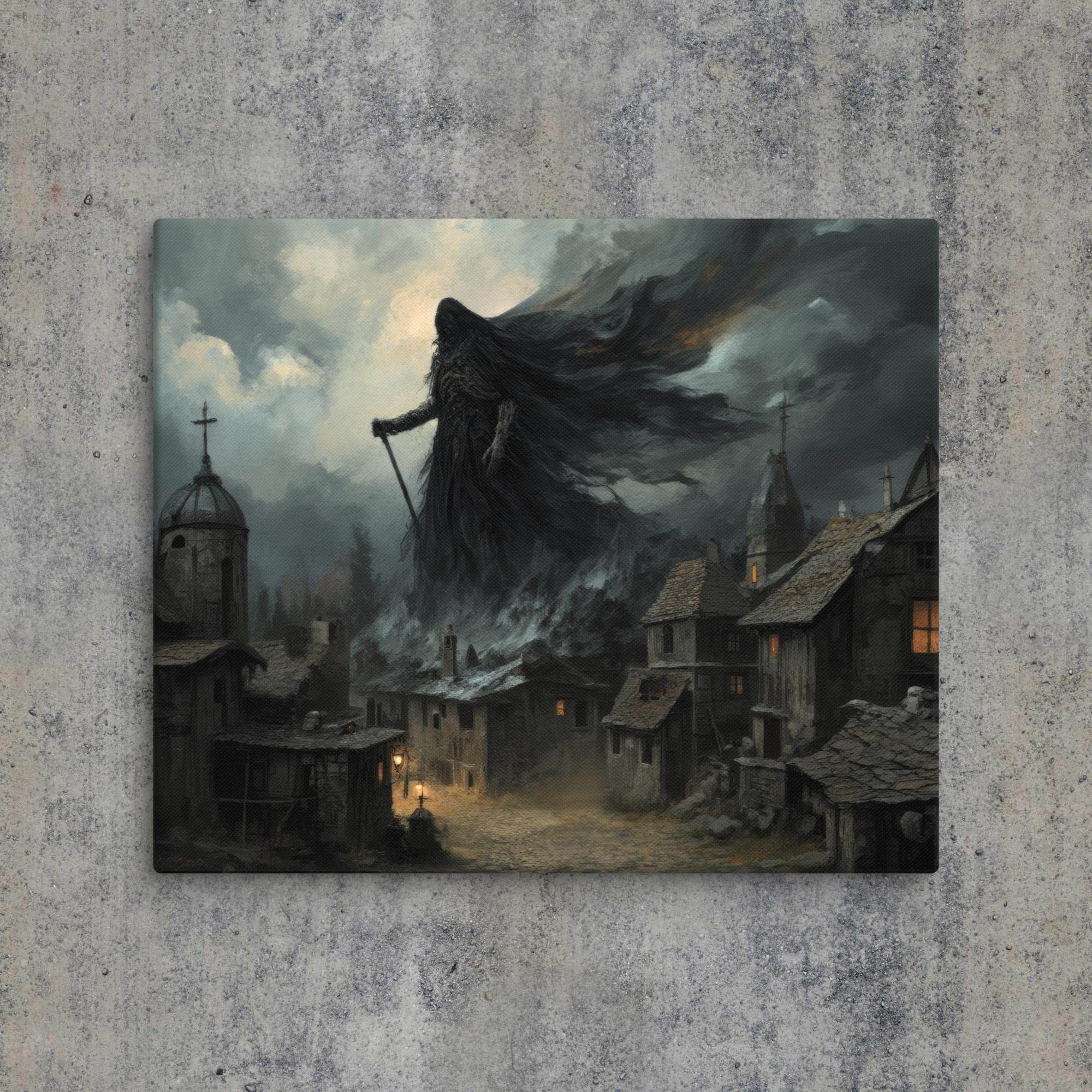 Plague Tales Pt. 2 – Gothic Dark Art Canvas Print - Pale Blood Store